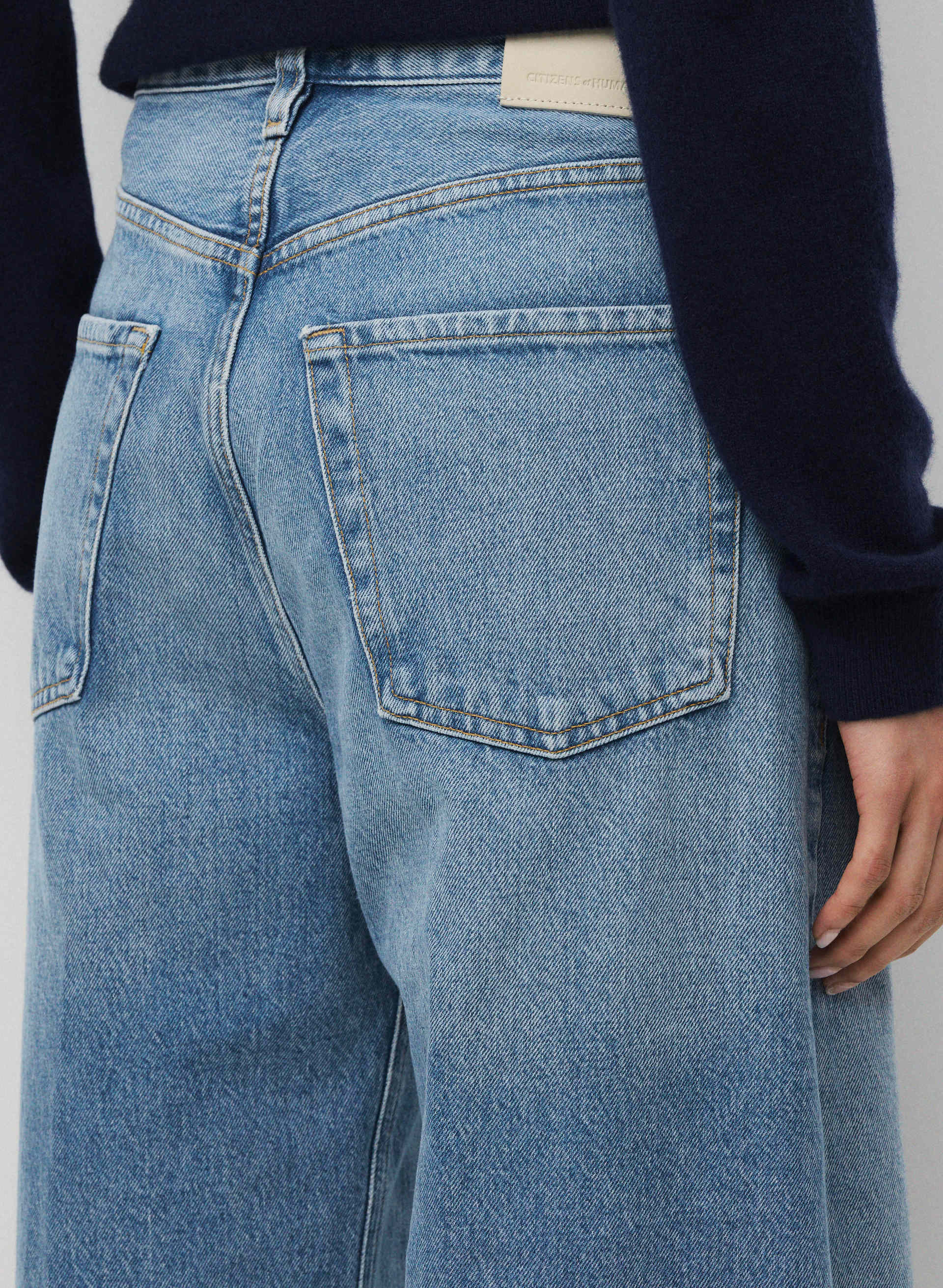 AYLA BAGGY CUFFED JEAN | Aritzia