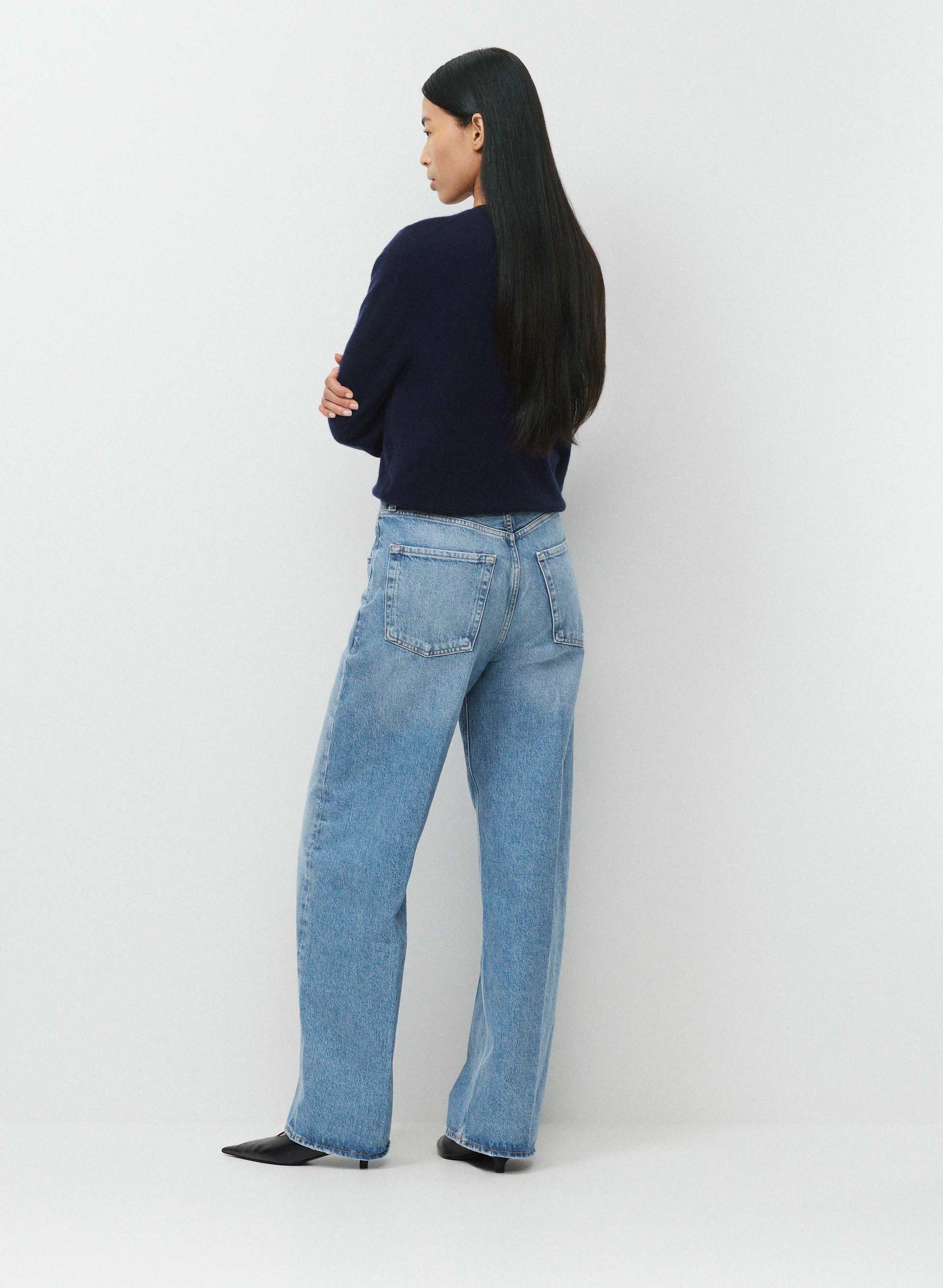 AYLA BAGGY CUFFED JEAN | Aritzia