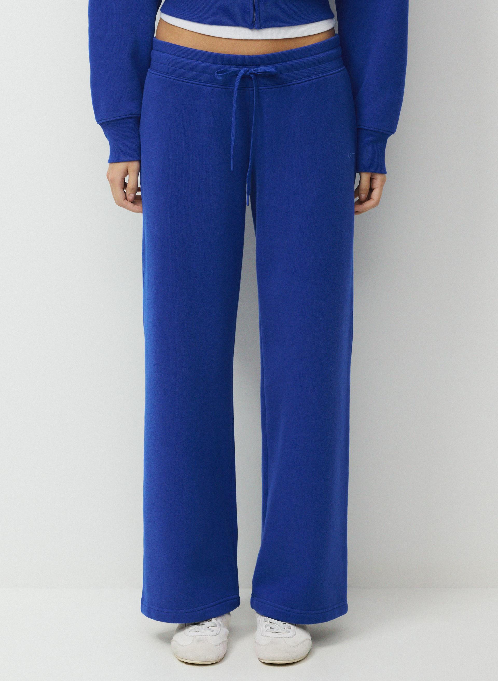 COZY SWEATFLEECE PERFECT BANDED WIDE PANT | Aritzia