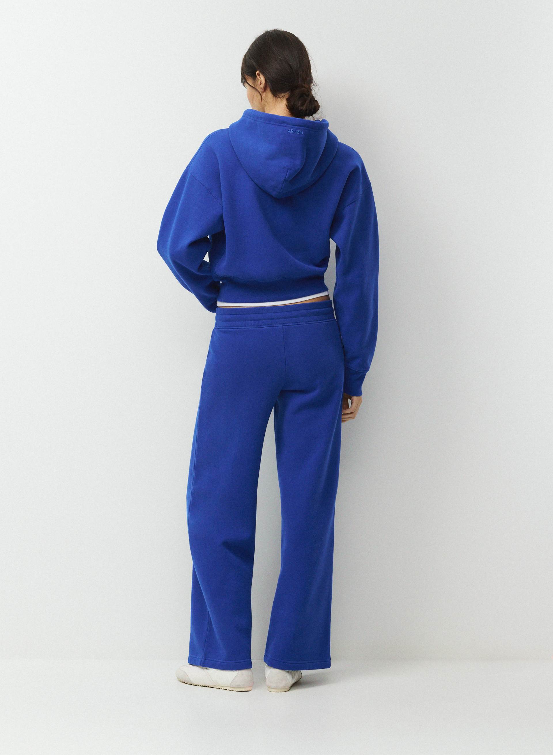 COZY SWEATFLEECE PERFECT BANDED WIDE PANT | Aritzia
