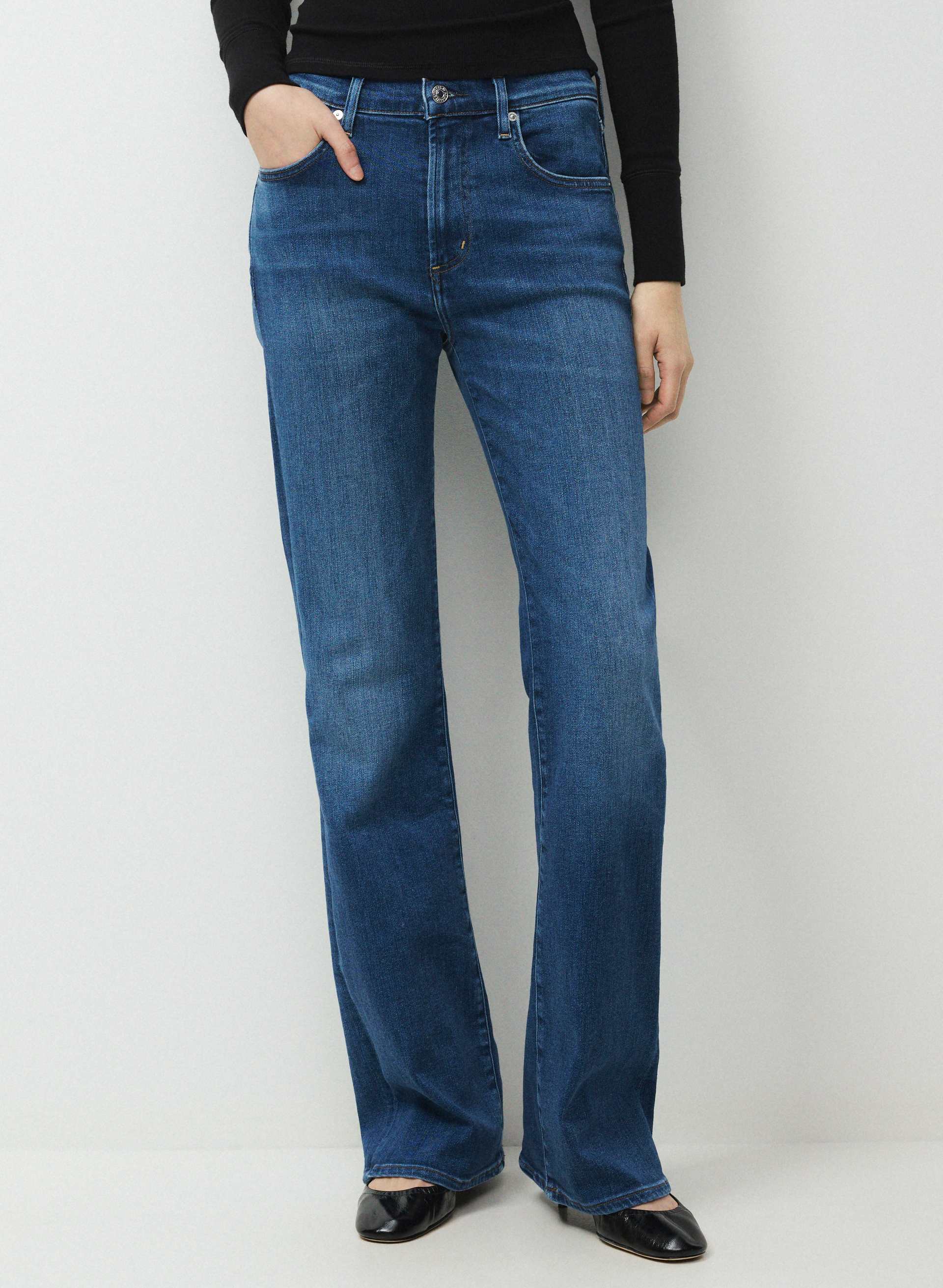 JEAN LILAH SEMI-ÉVASÉ À TAILLE HAUTE | Aritzia