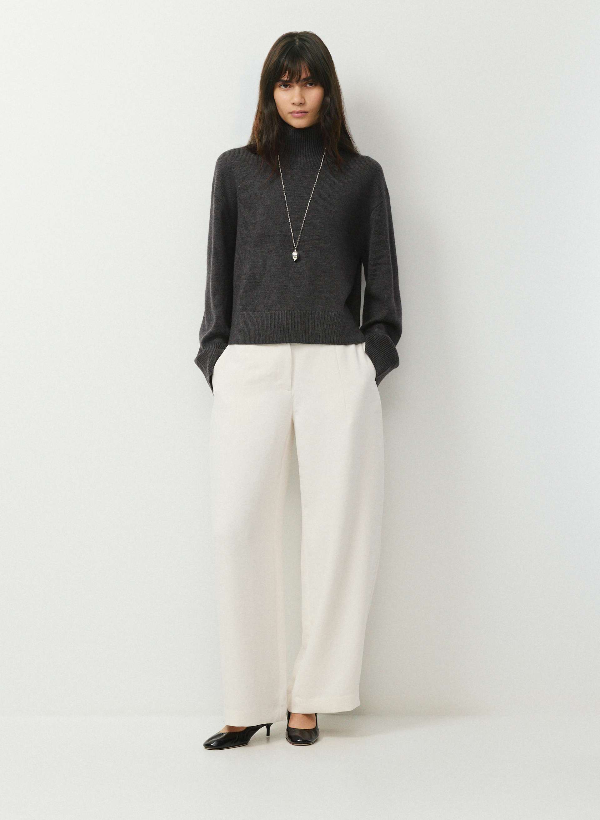 NEW HELIX BARREL PANT - CREPETTE™ - Low-rise, barrel-leg Japanese crepe pants. 