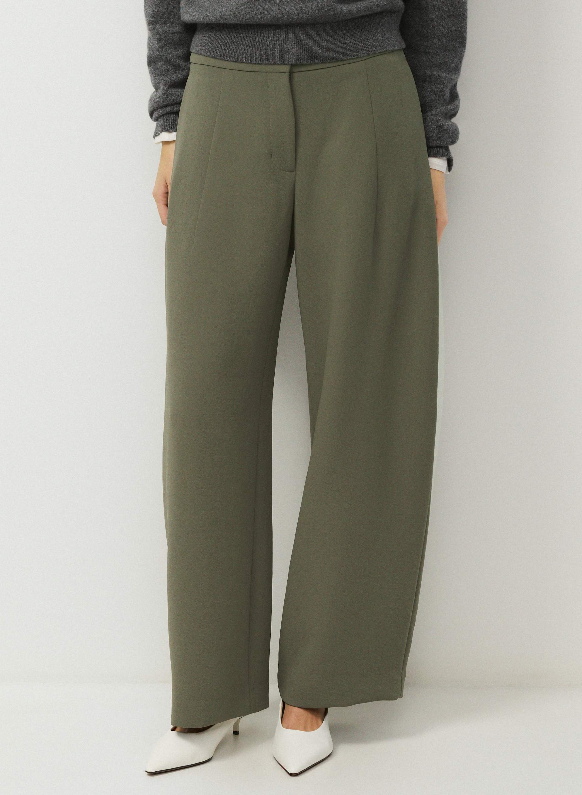 NEW HELIX BARREL PANT - CREPETTE™ - Low-rise, barrel-leg Japanese crepe pants. 