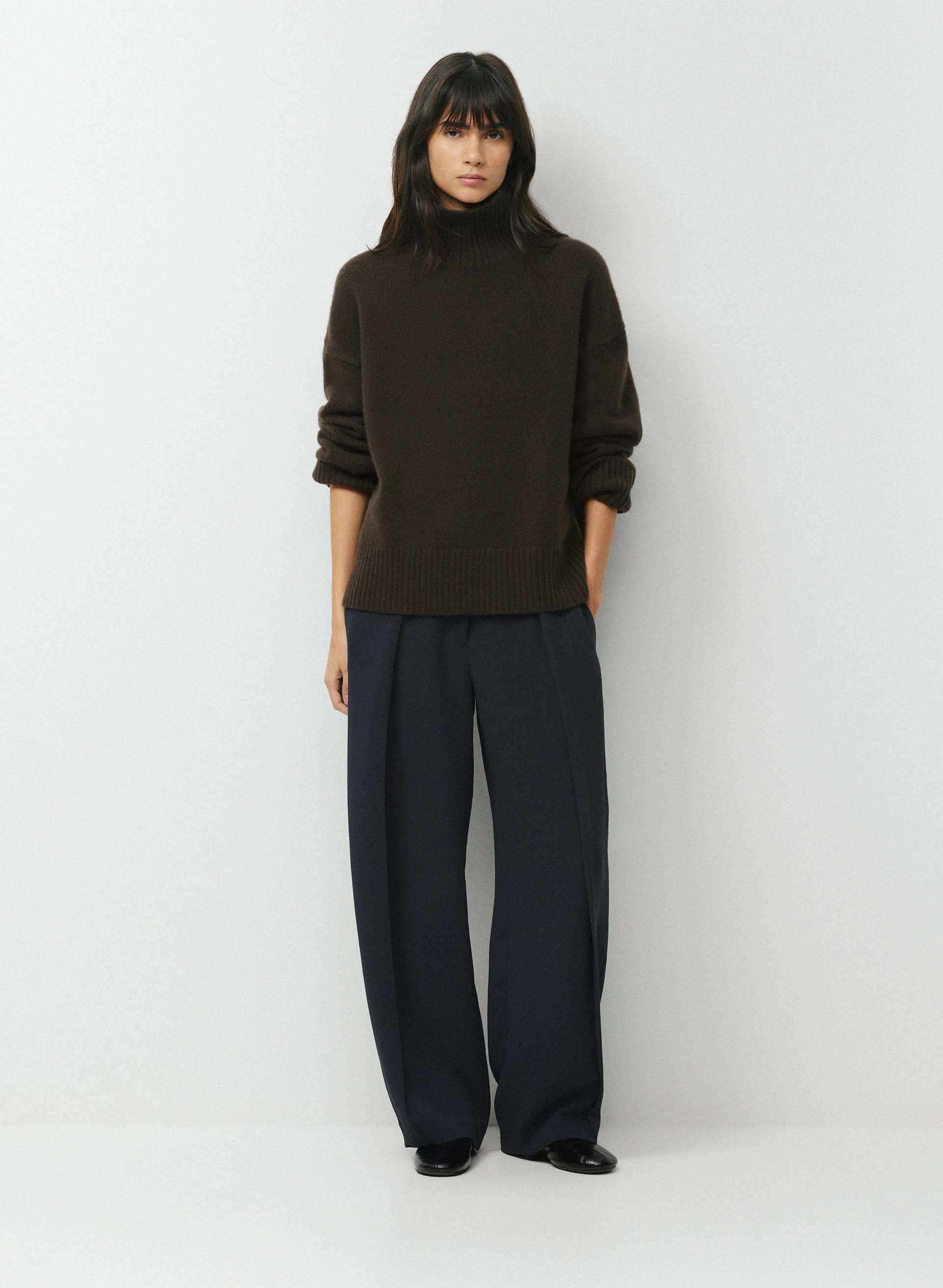DEGREE PANT - CREPETTE™ - Japanese crepe super high-rise pleated pants. 