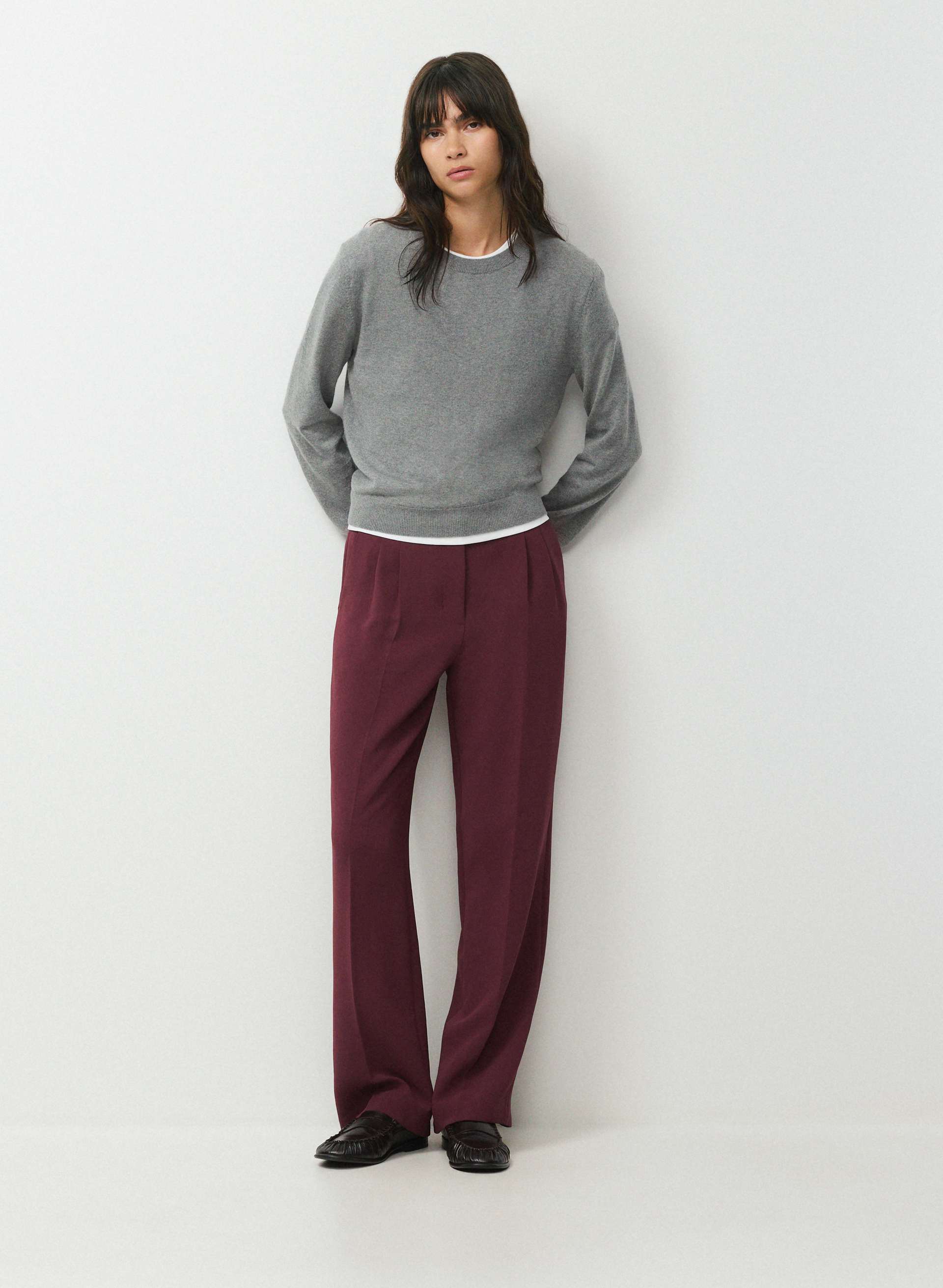 THE EFFORTLESS PANT™ - CREPETTE™ - Japanese crepe high-rise, wide-leg pants. 