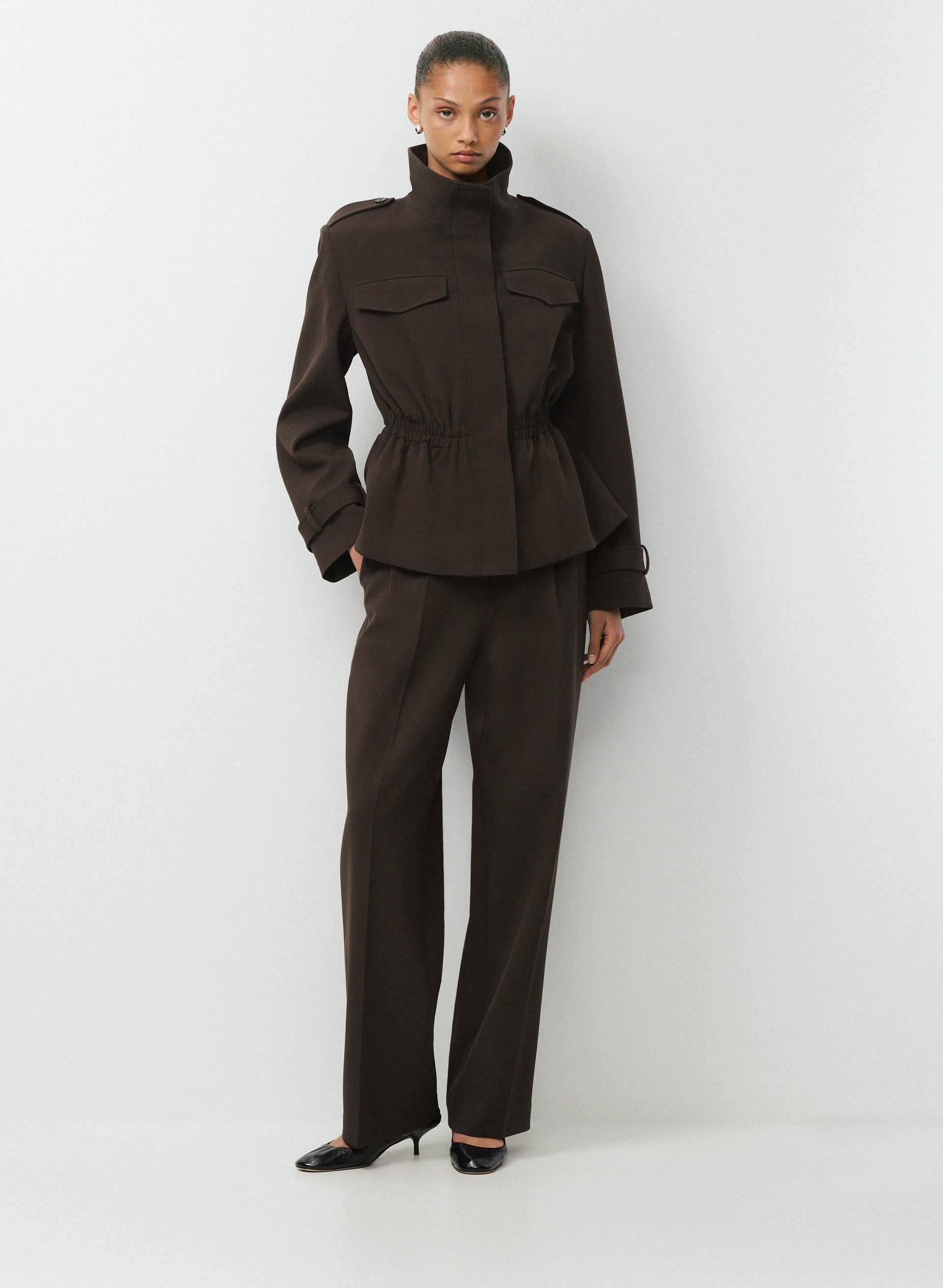 THE EFFORTLESS PANT™ - EVERSENTIAL™ - Softly structured high-rise, wide-leg pants. 