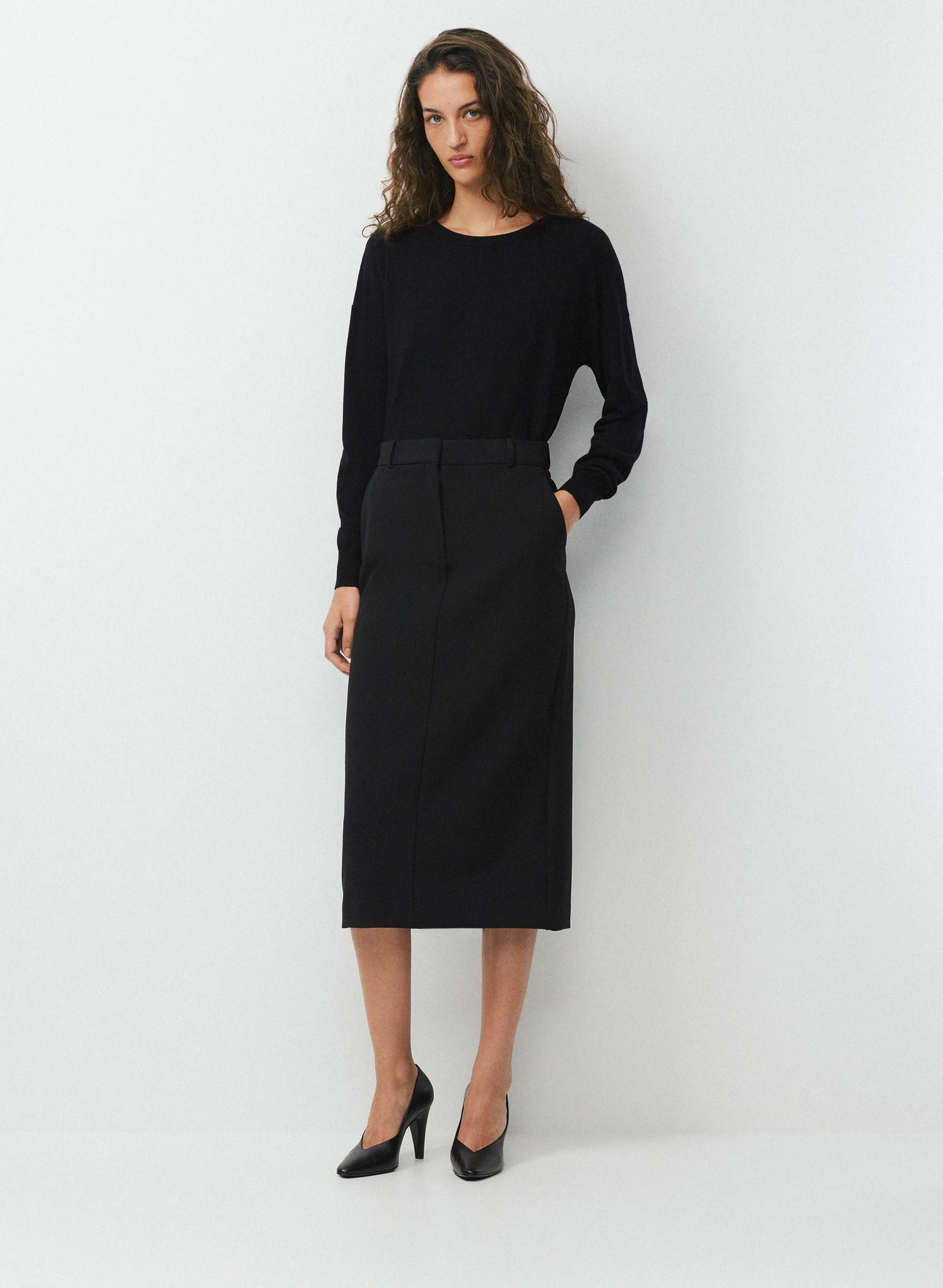 JUPE CHISEL MAXI | Aritzia