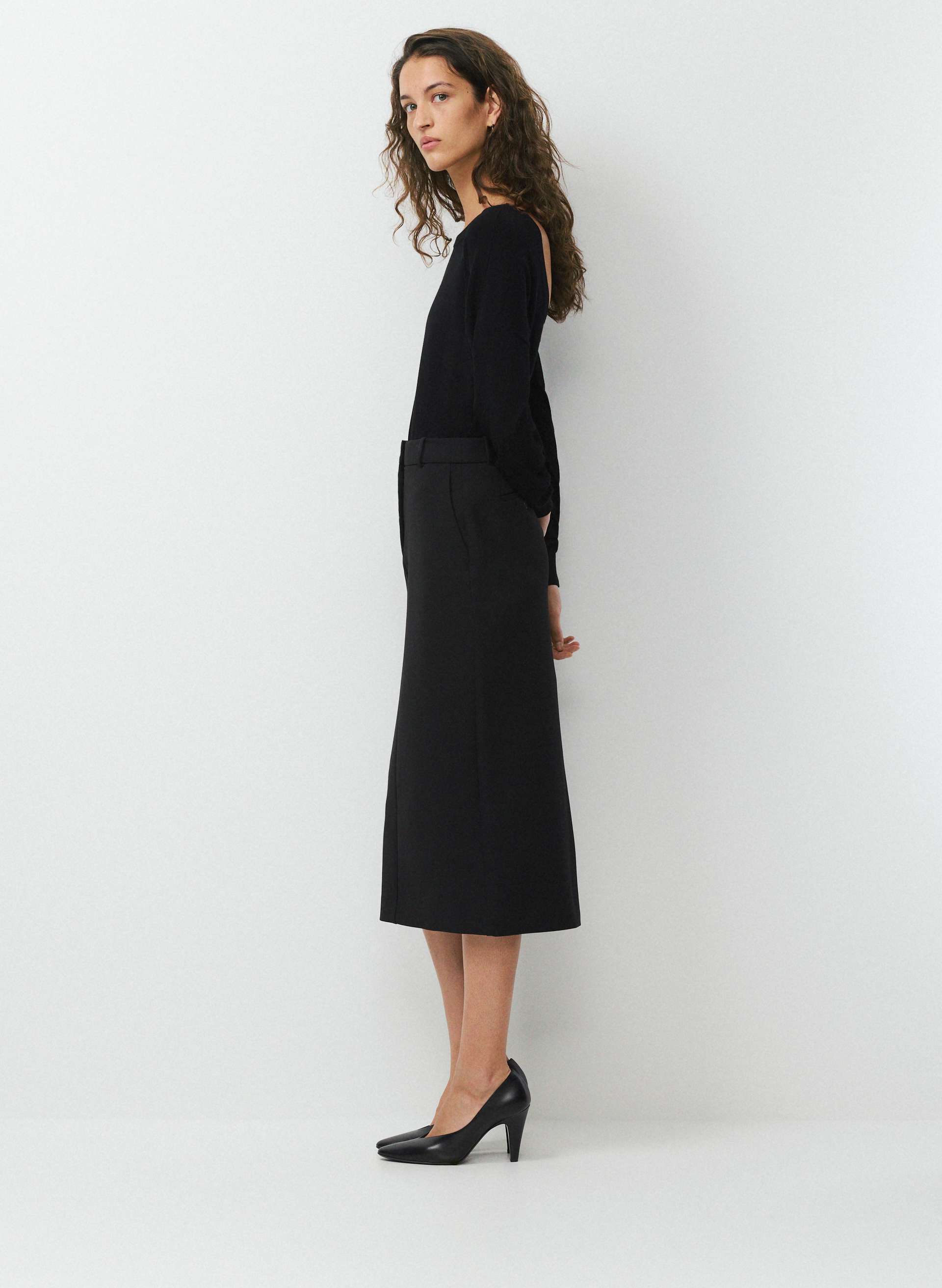 JUPE CHISEL MAXI | Aritzia