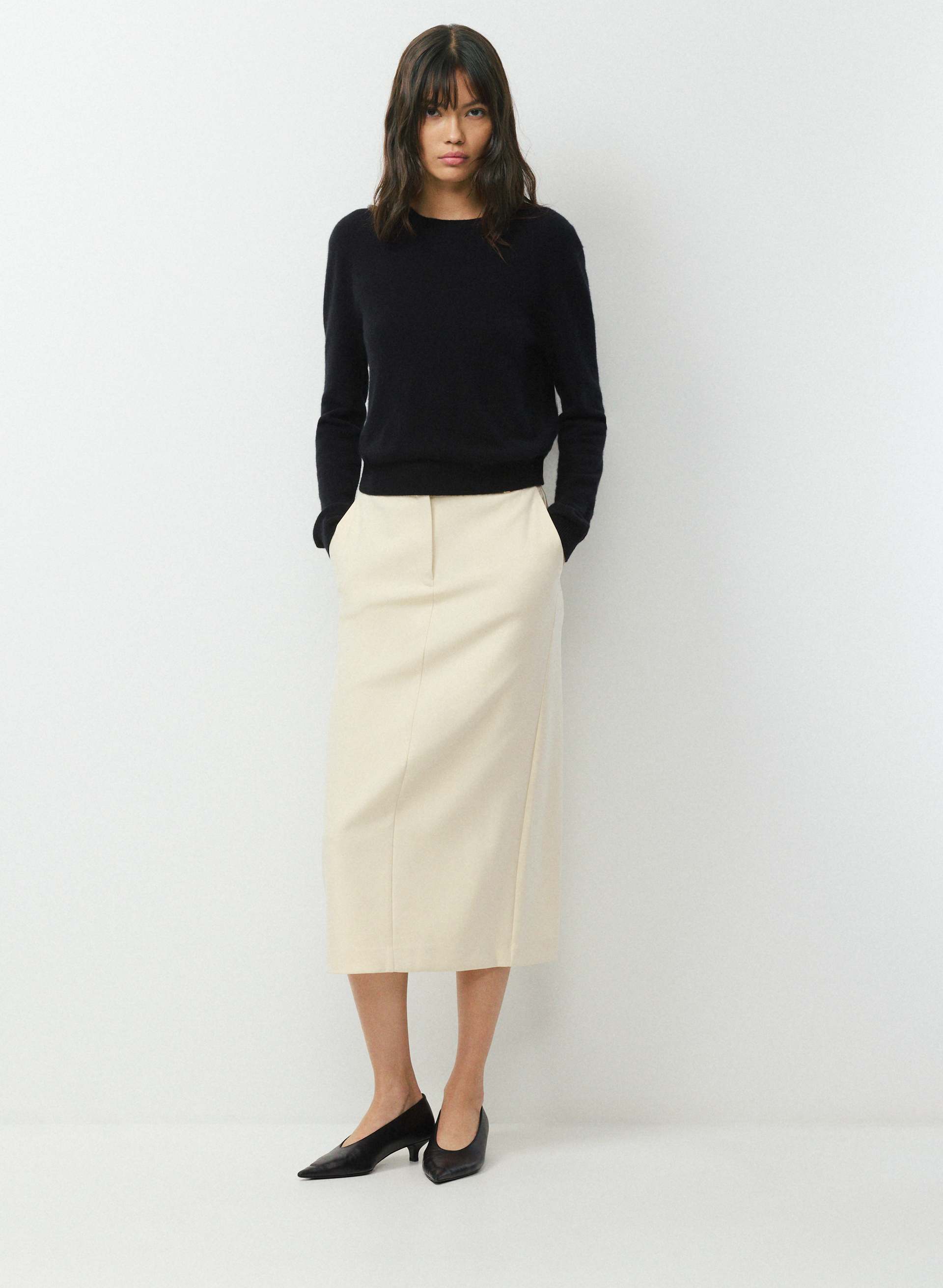 CHISEL MAXI SKIRT | Aritzia