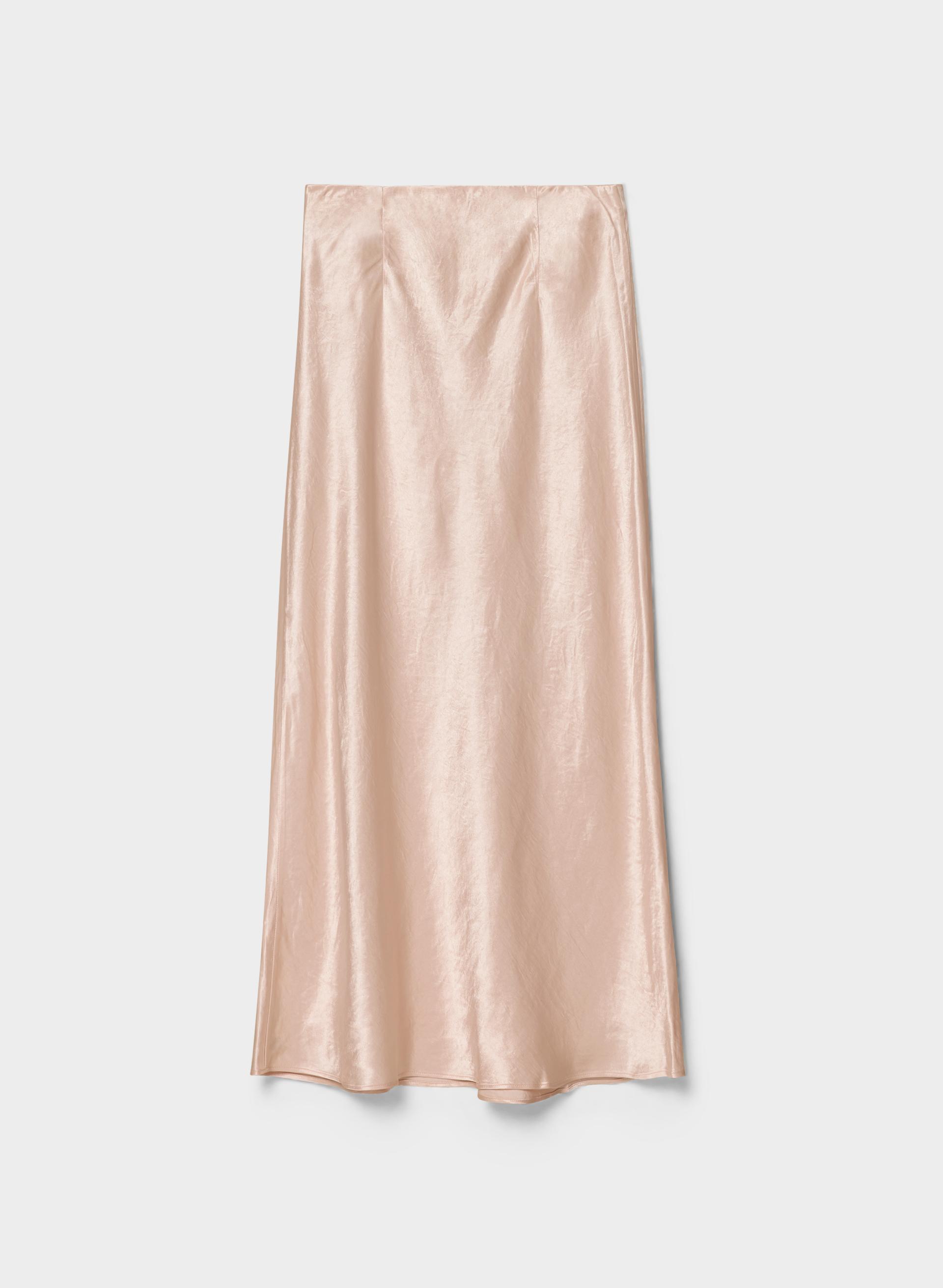 SLIP SATIN MAXI SKIRT | Aritzia