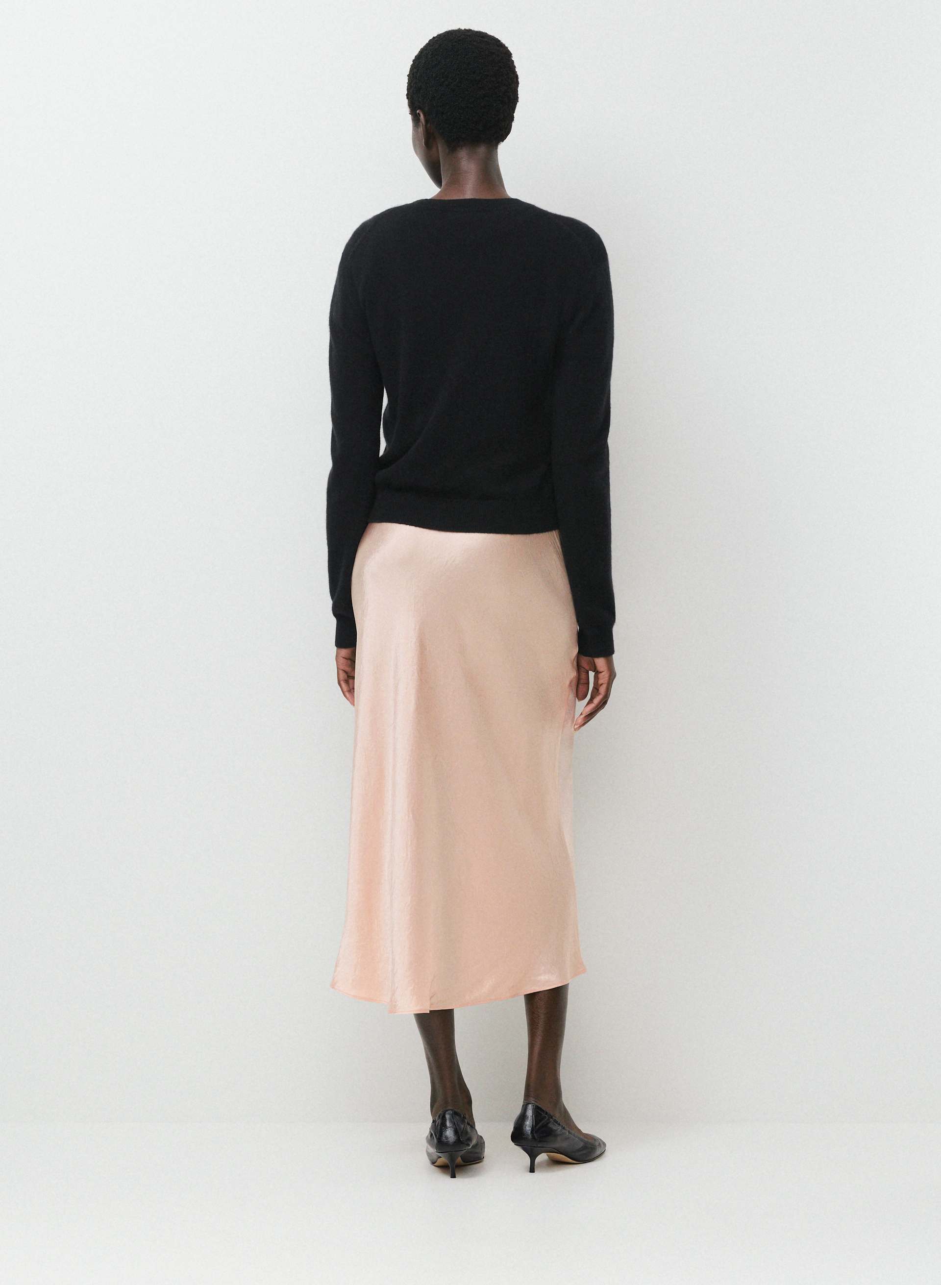 SLIP SATIN MAXI SKIRT | Aritzia