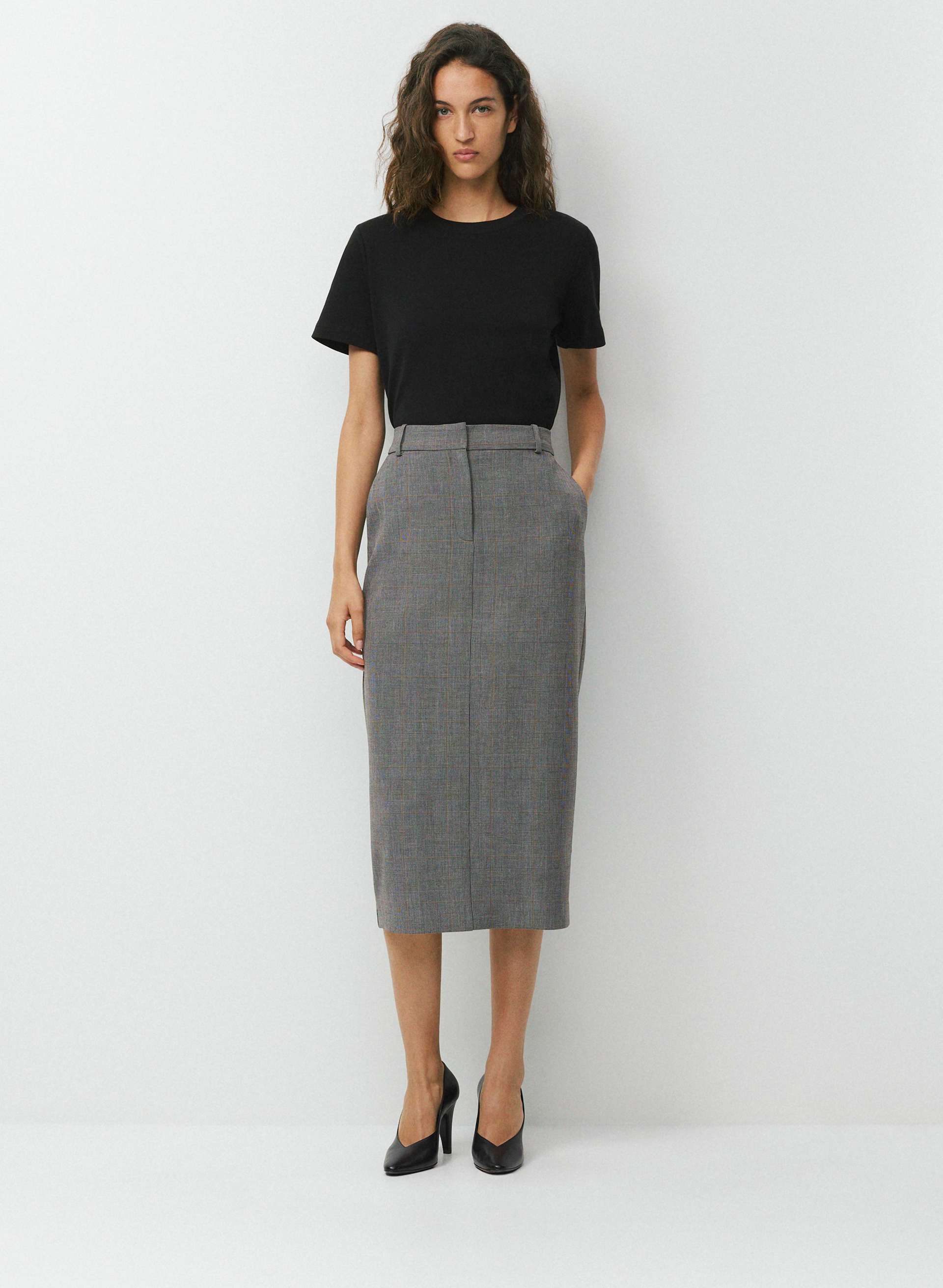 CHISEL MAXI SKIRT | Aritzia