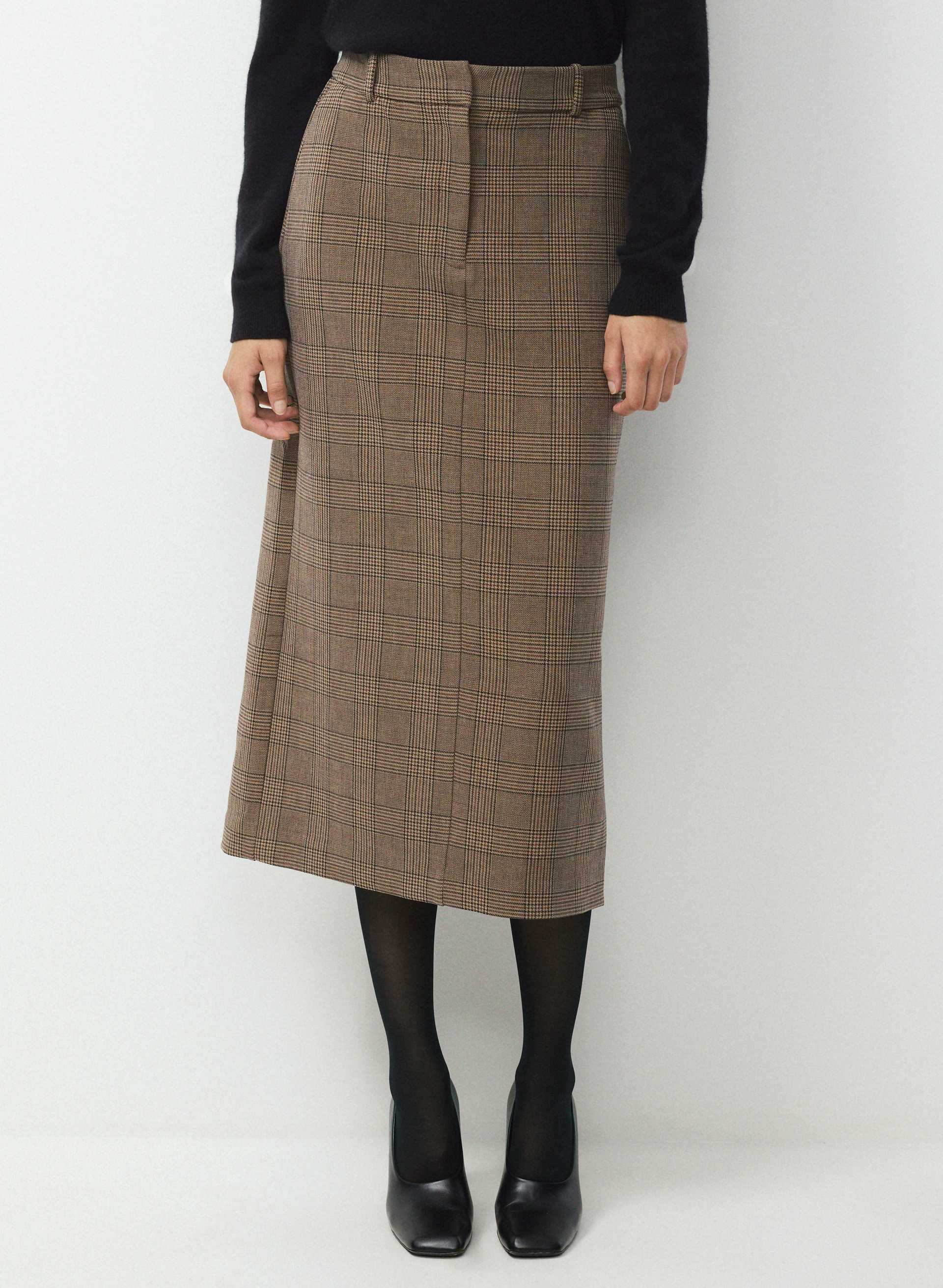 CHISEL MAXI SKIRT - EVERSENTIAL™ - Softly structured high-rise maxi pencil skirt. 