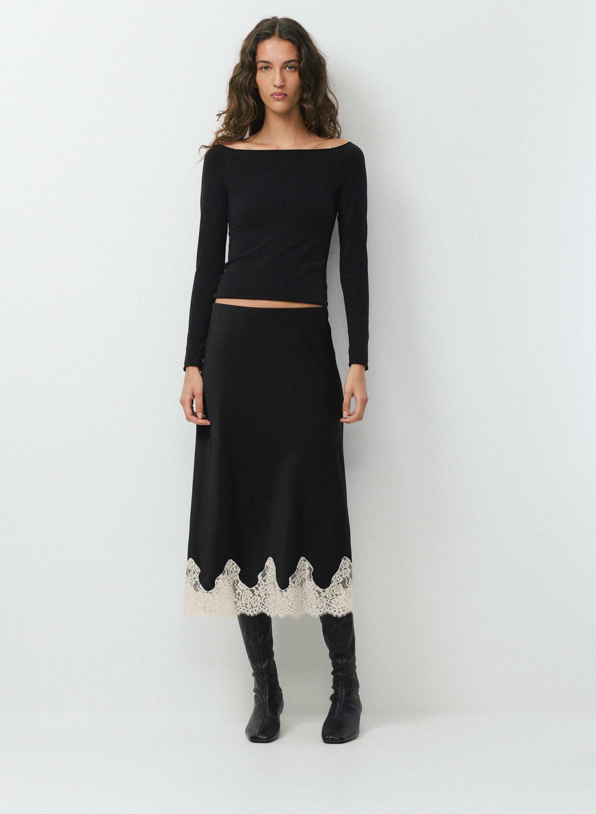 HENRIETTA SATIN SKIRT | Aritzia