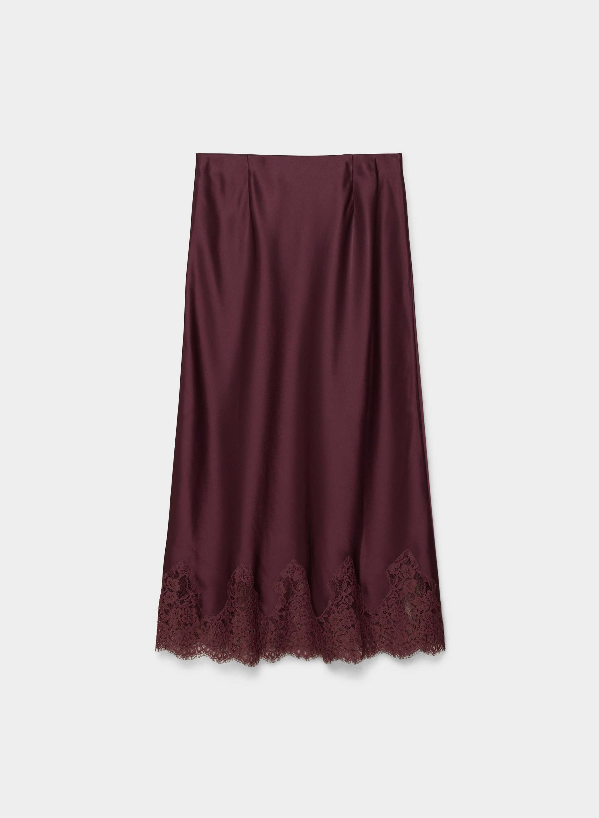 JUPE HENRIETTA EN SATIN | Aritzia