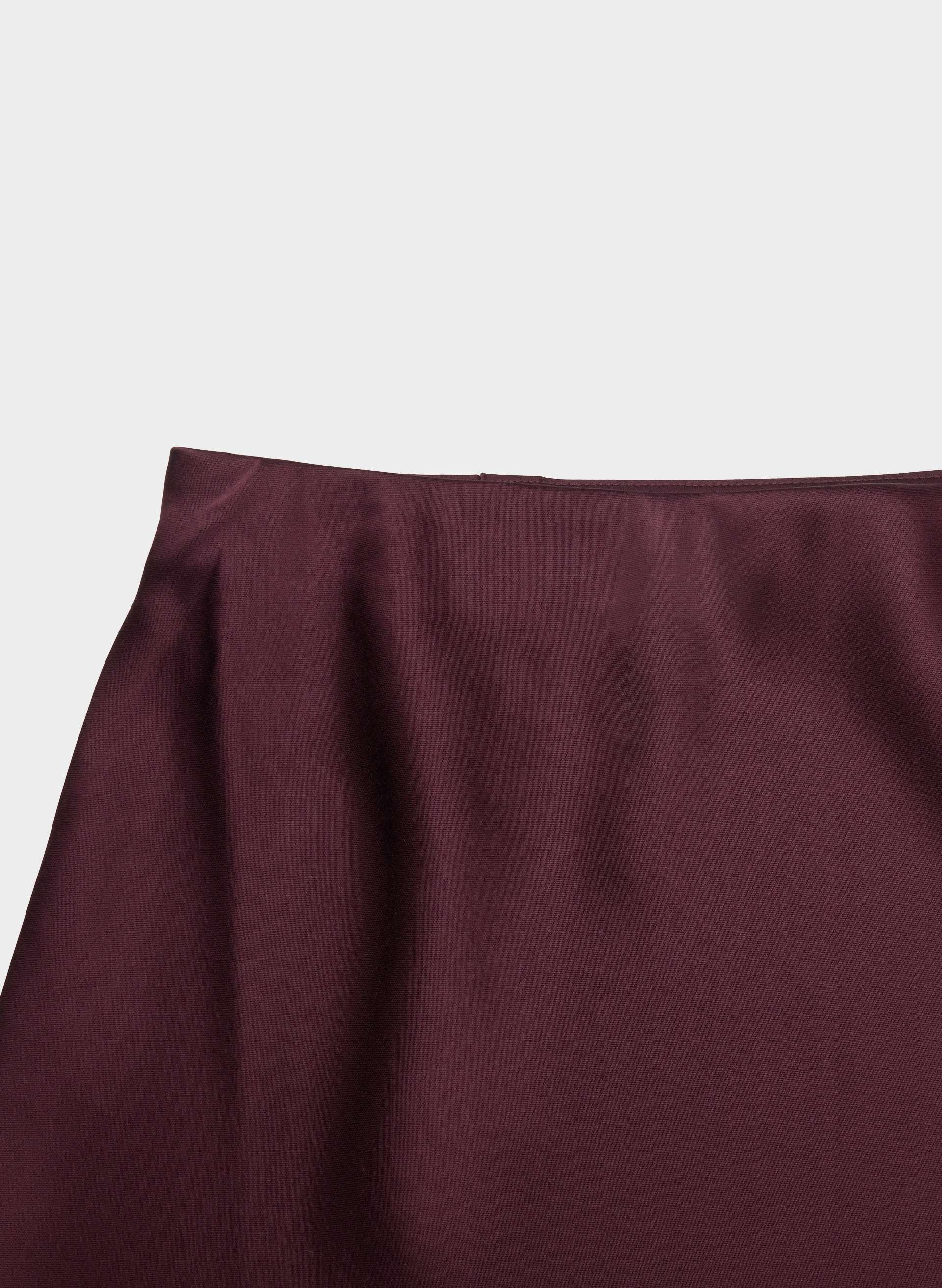 JUPE HENRIETTA EN SATIN | Aritzia