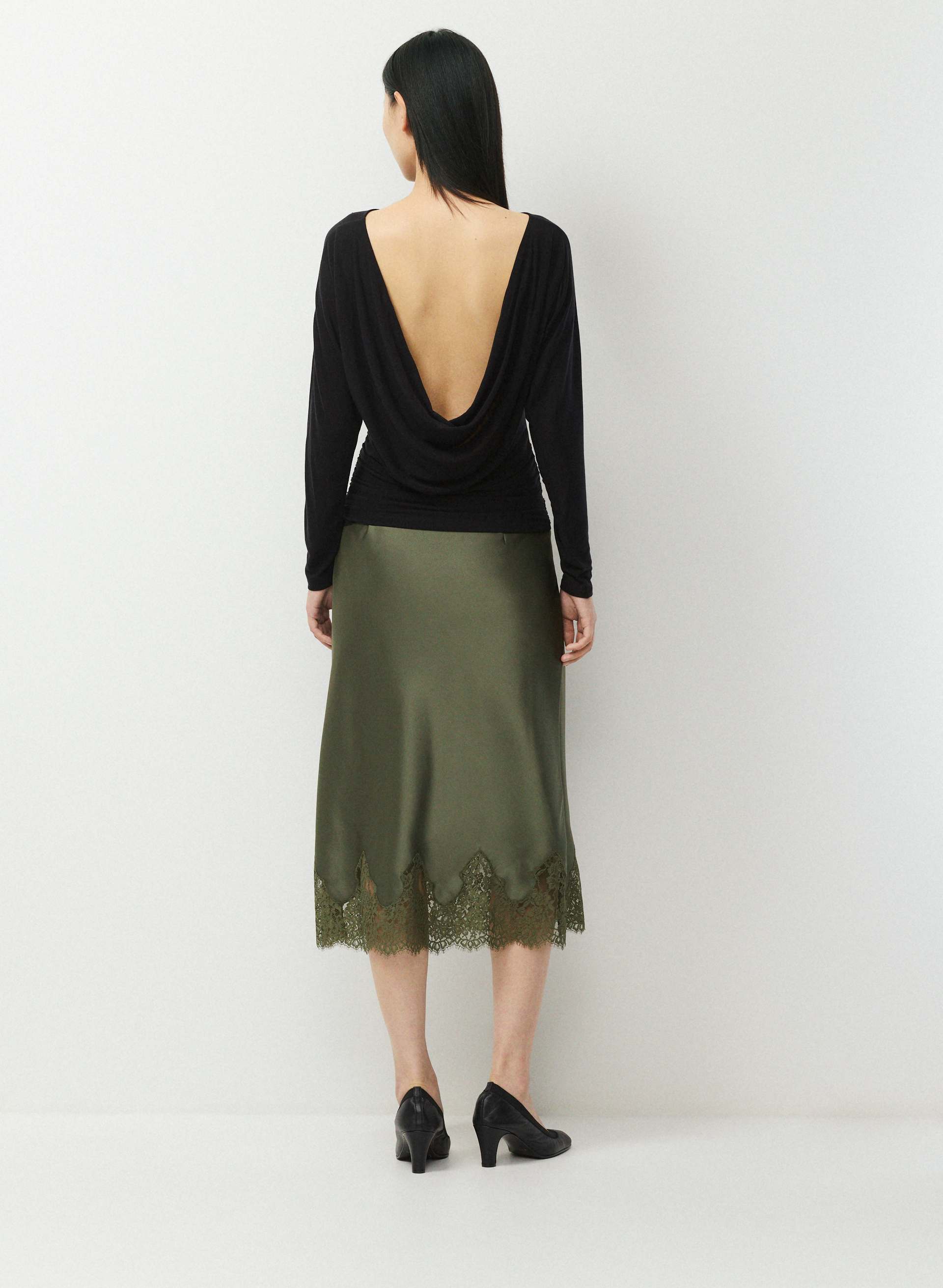 HENRIETTA SATIN SKIRT | Aritzia