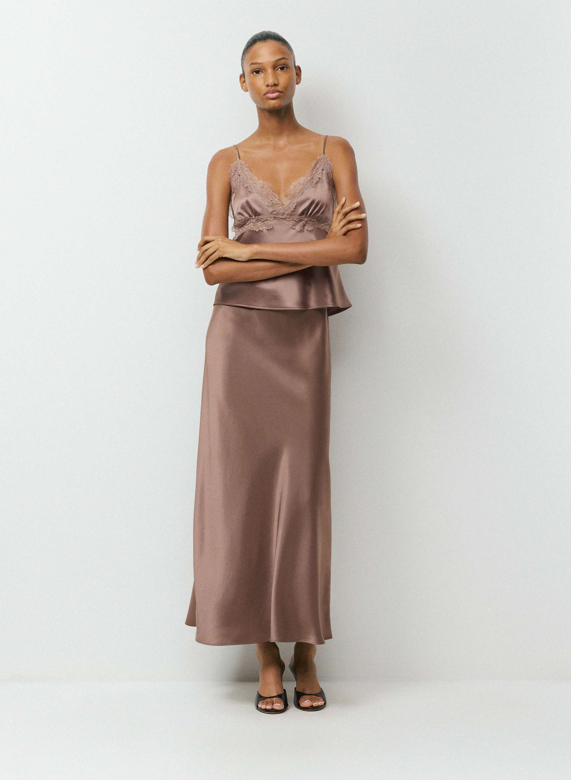 Capture Satin Skirt | Aritzia US