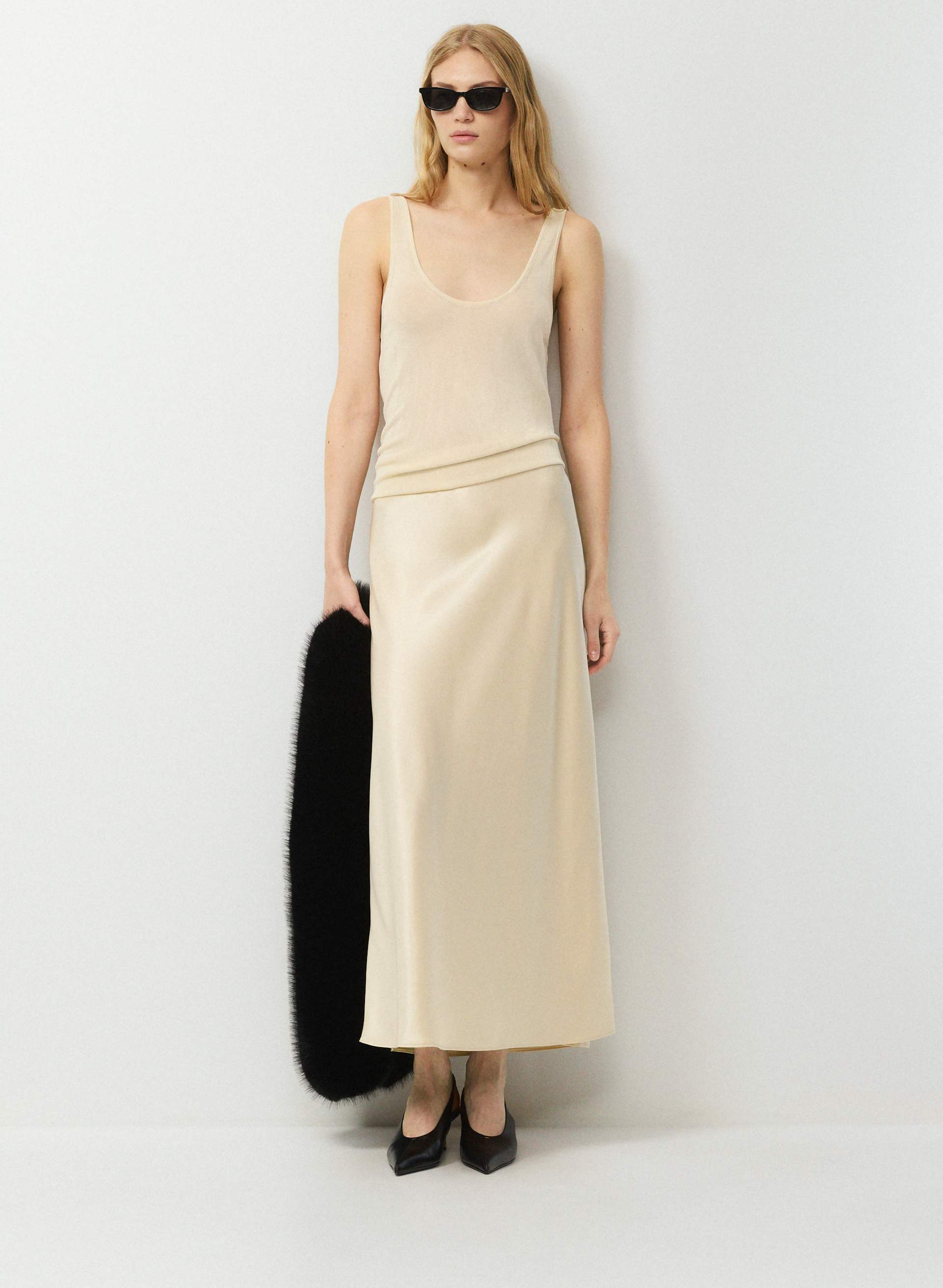 Skyscraper Satin Skirt | Aritzia US