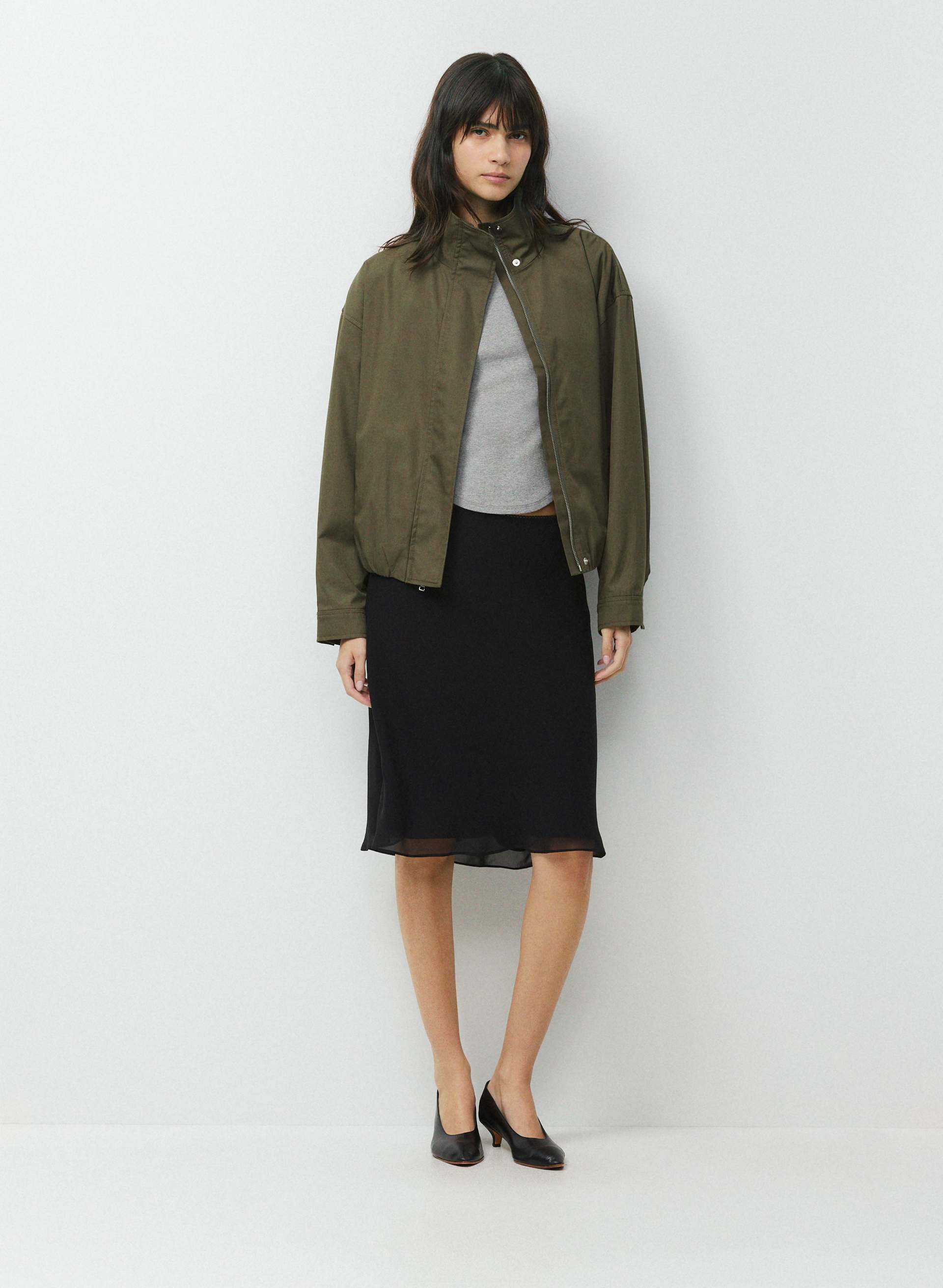 APOTHECARY SILK SKIRT | Aritzia