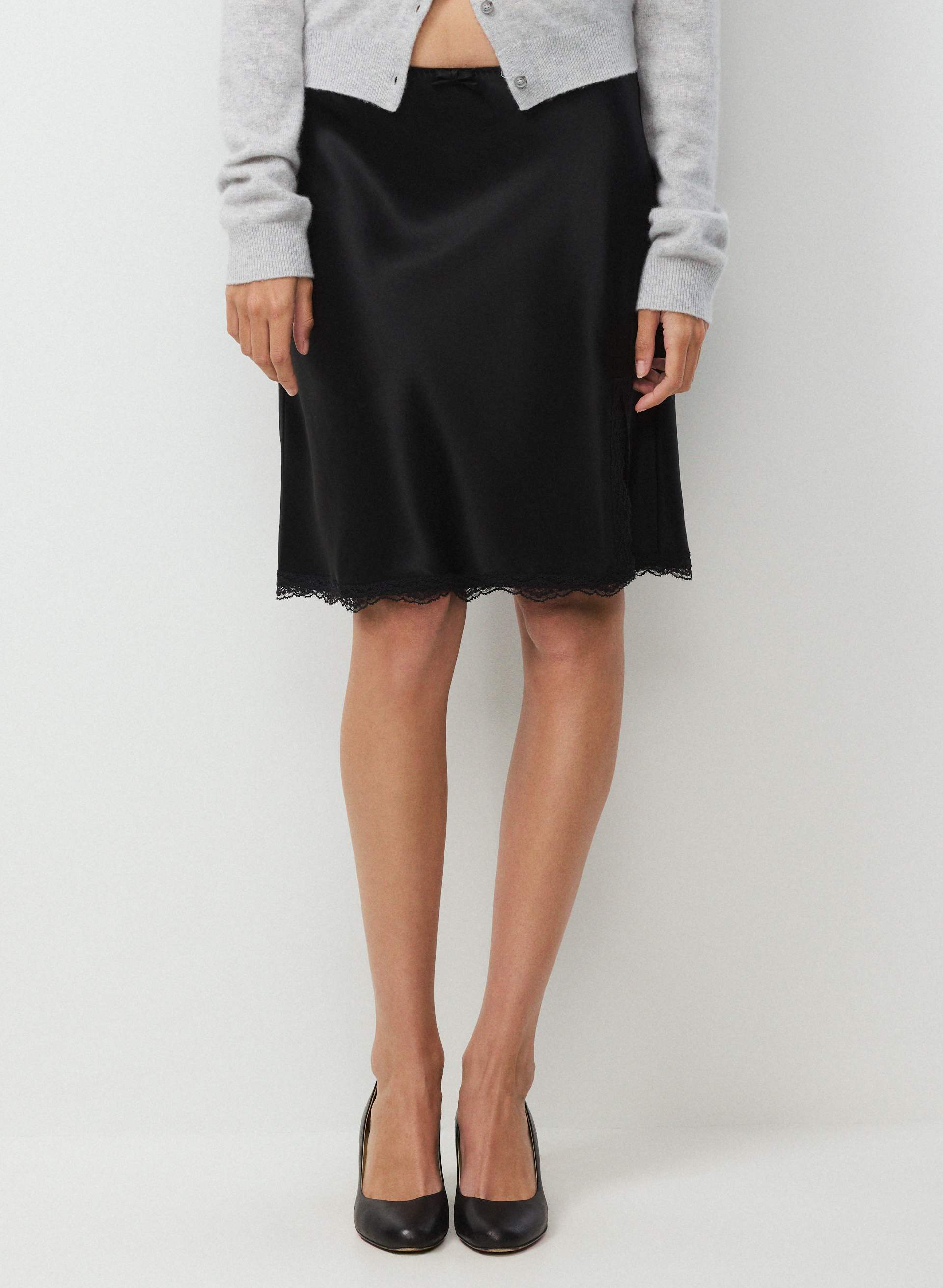 Felicity Satin Skirt | Aritzia US