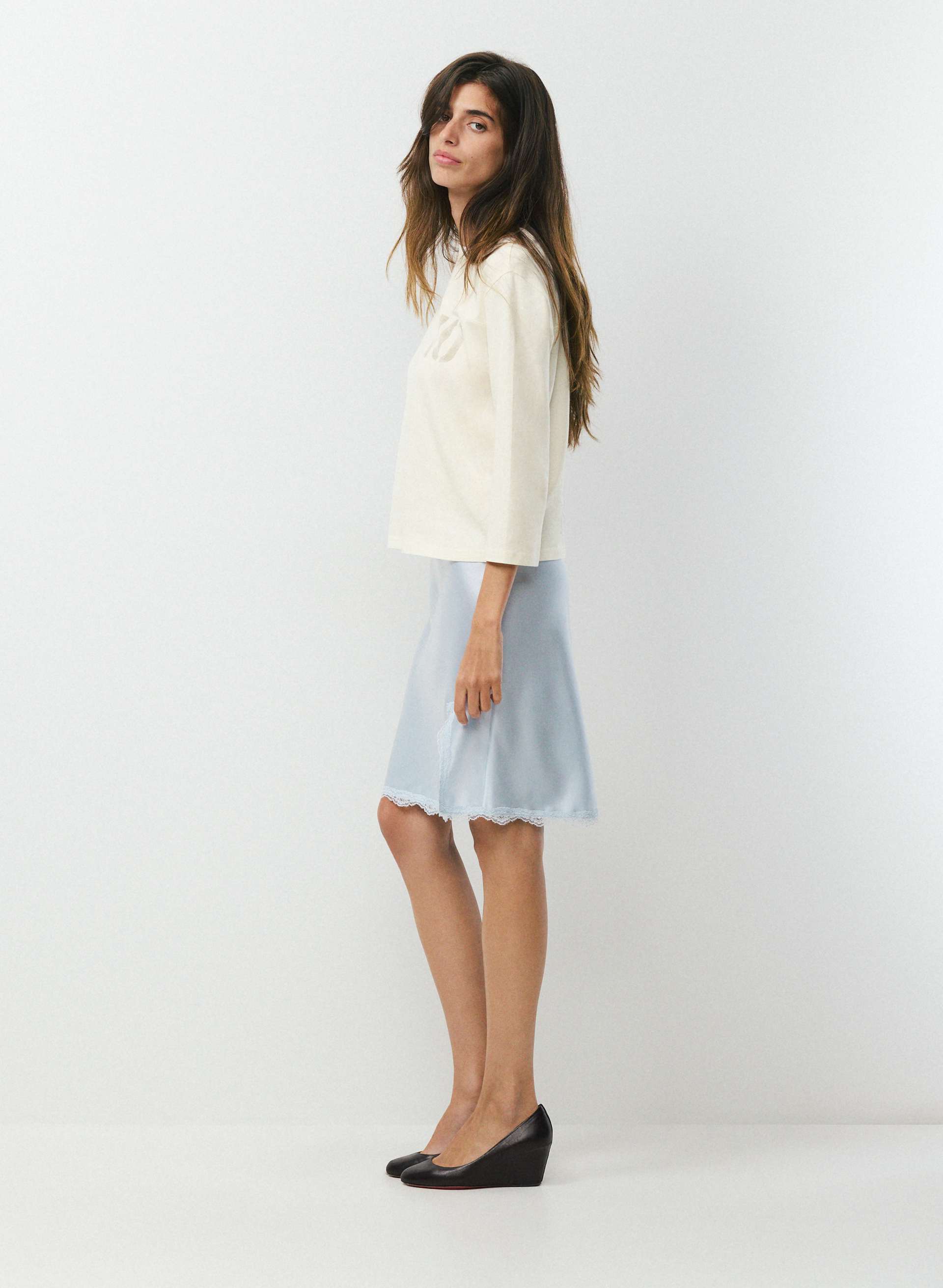 FELICITY SATIN SKIRT | Aritzia