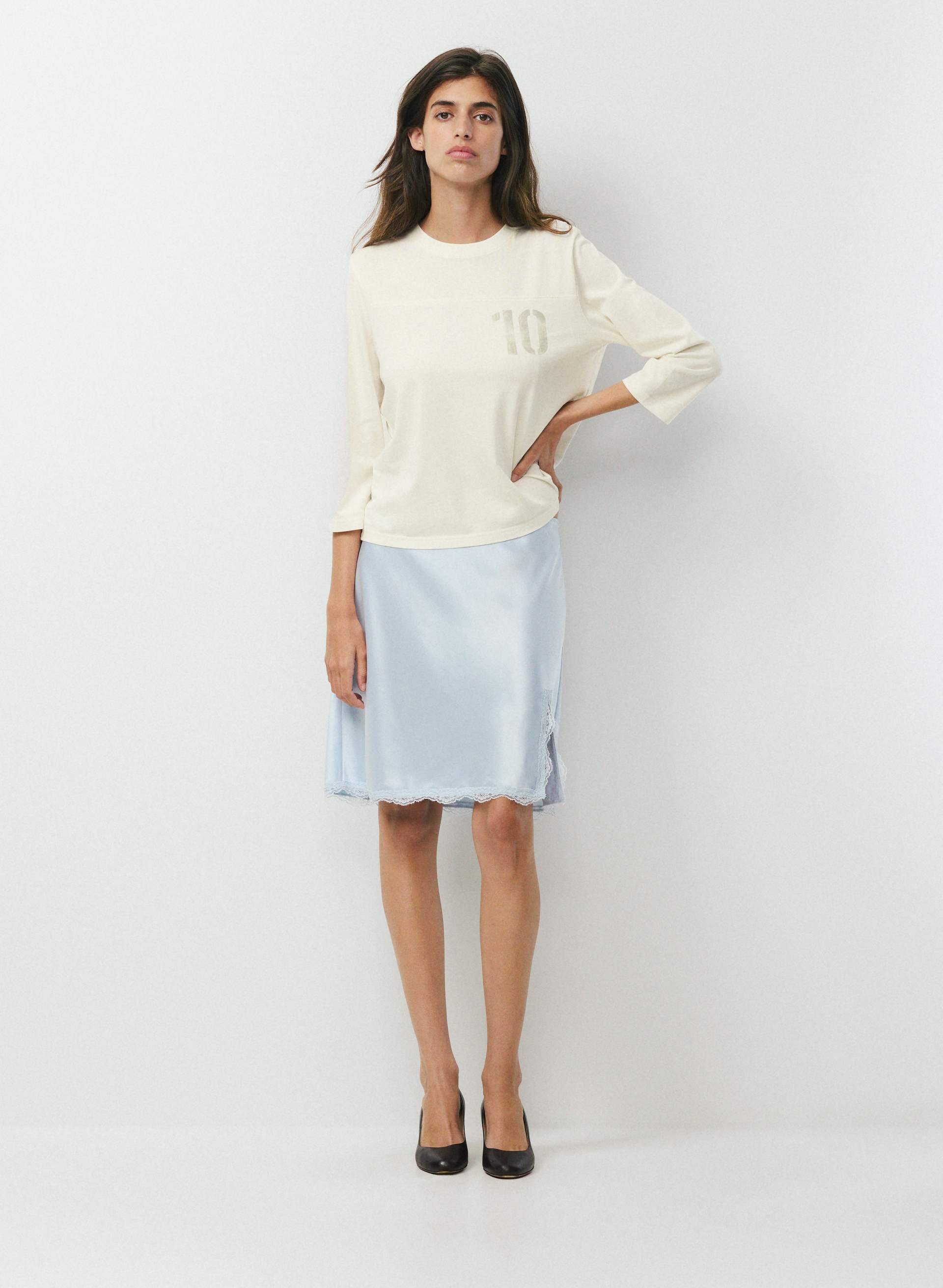 FELICITY SATIN SKIRT | Aritzia