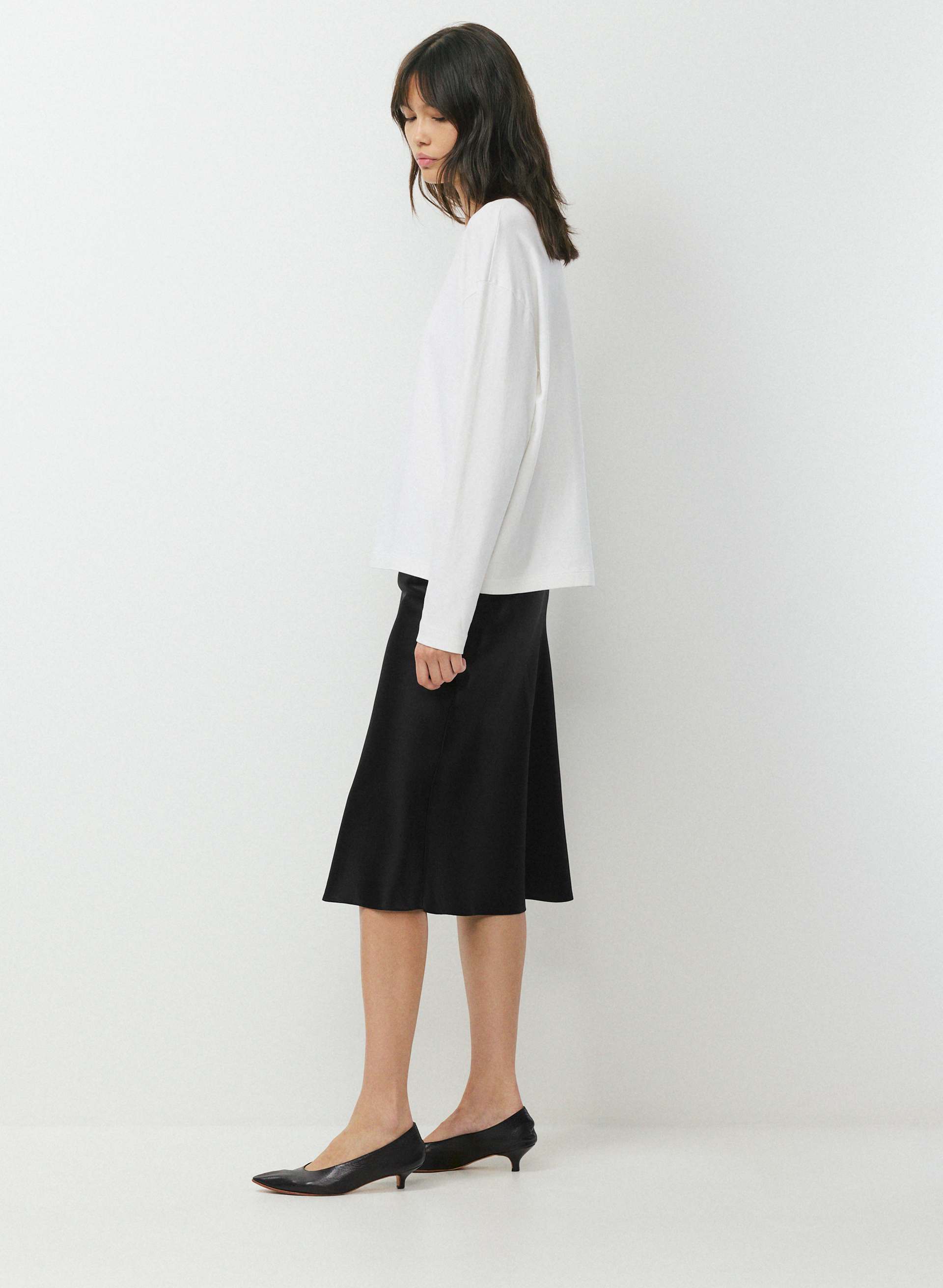 JUPE CONFLUENCE EN SOIE | Aritzia