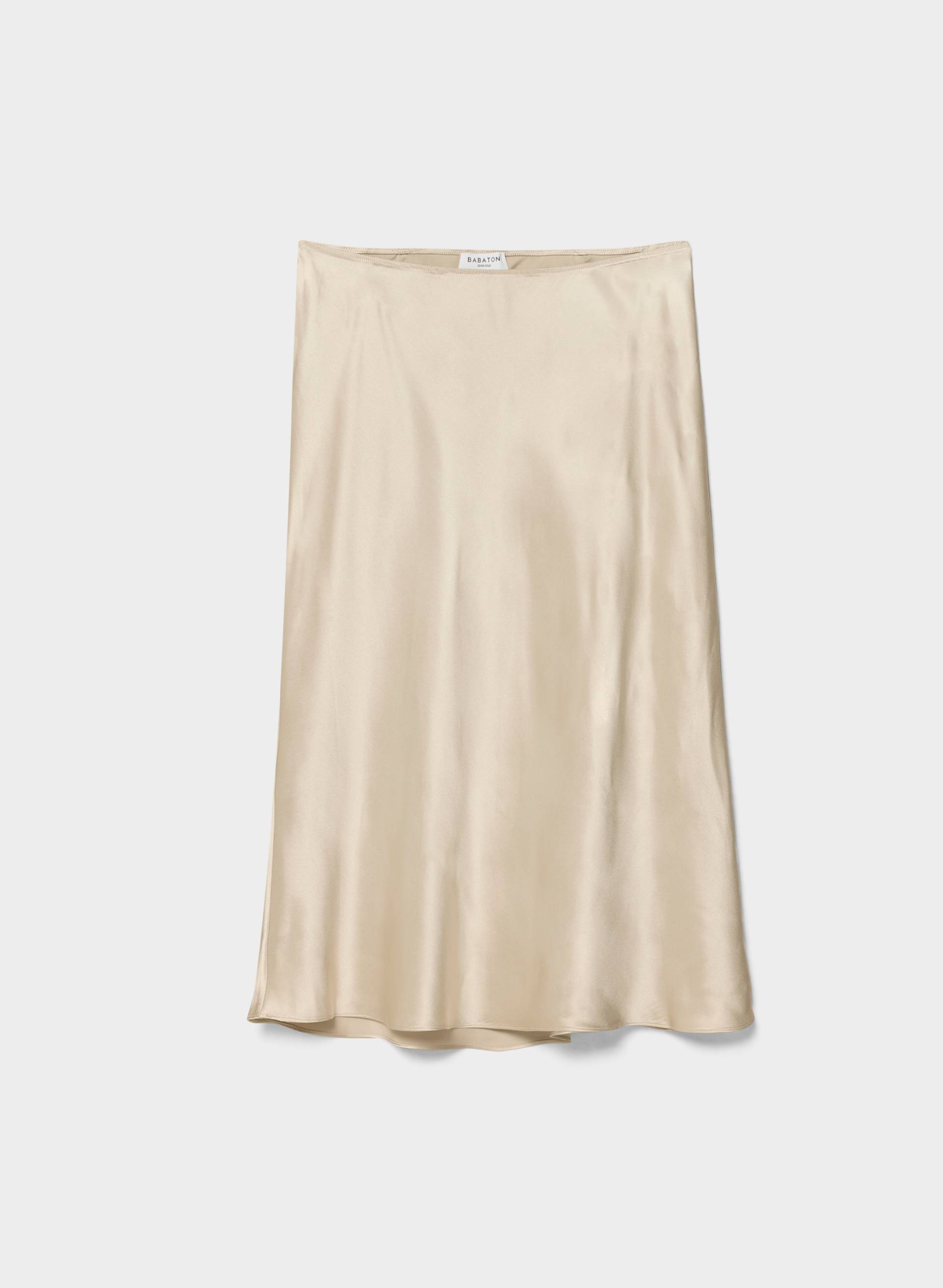 CONFLUENCE SILK SKIRT | Aritzia