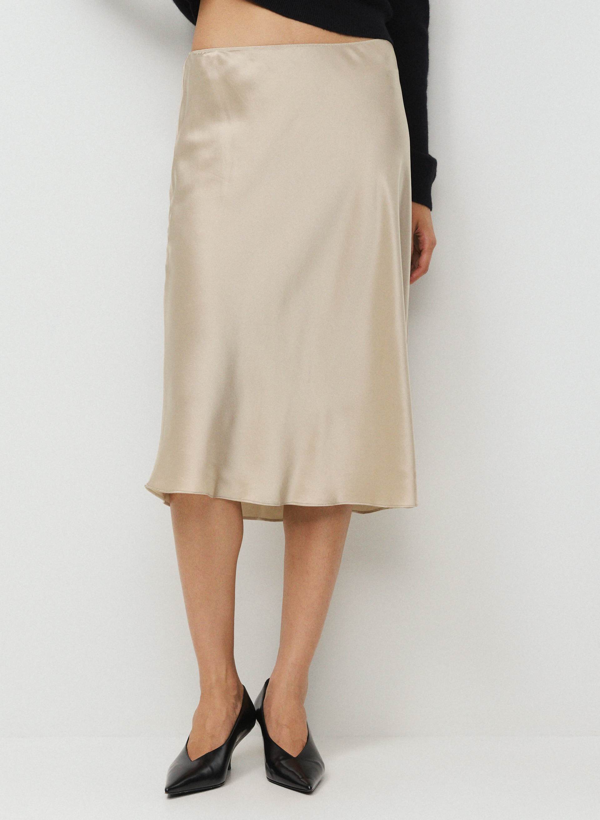 CONFLUENCE SILK SKIRT | Aritzia