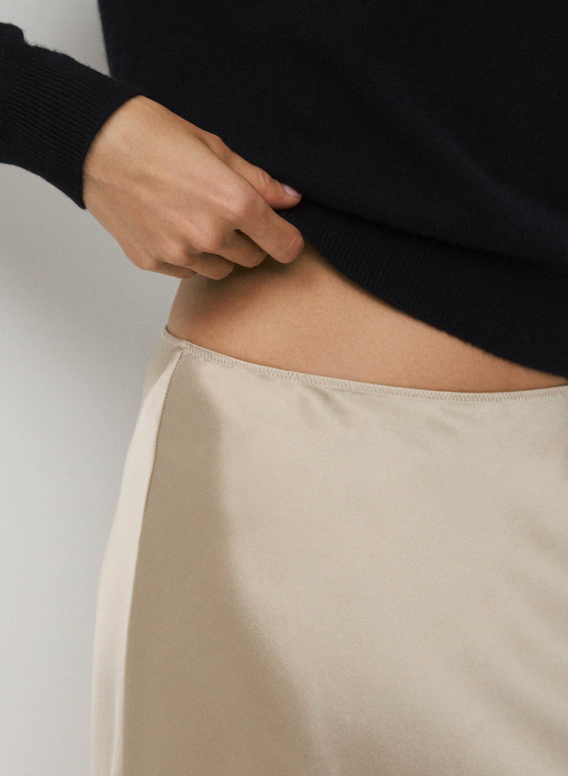 CONFLUENCE SILK SKIRT | Aritzia
