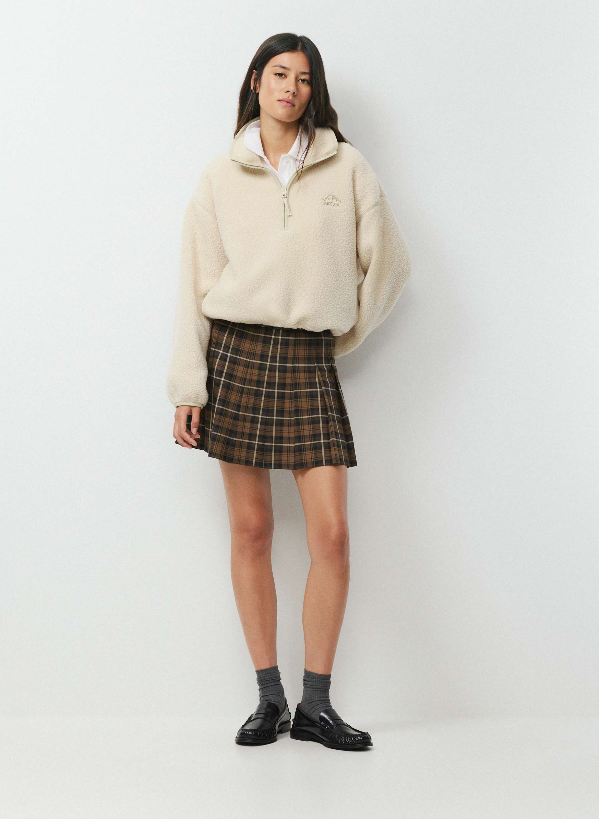 OLIVE MICRO SKIRT | Aritzia