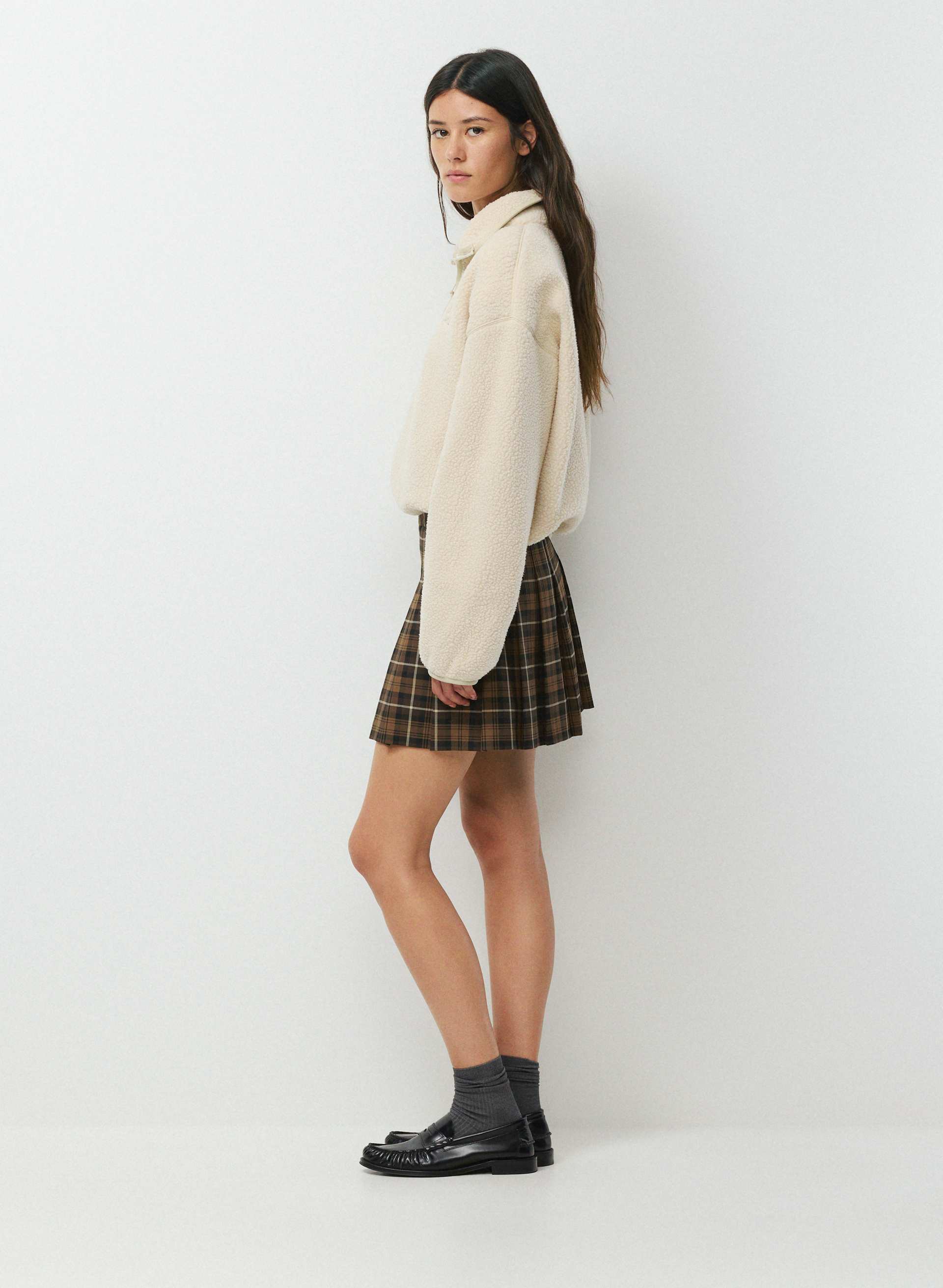 OLIVE MICRO SKIRT | Aritzia