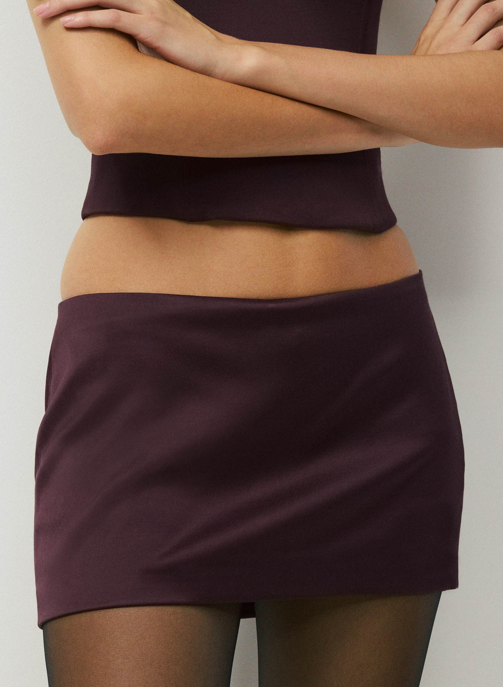 BLUSH SATIN SKORT | Aritzia
