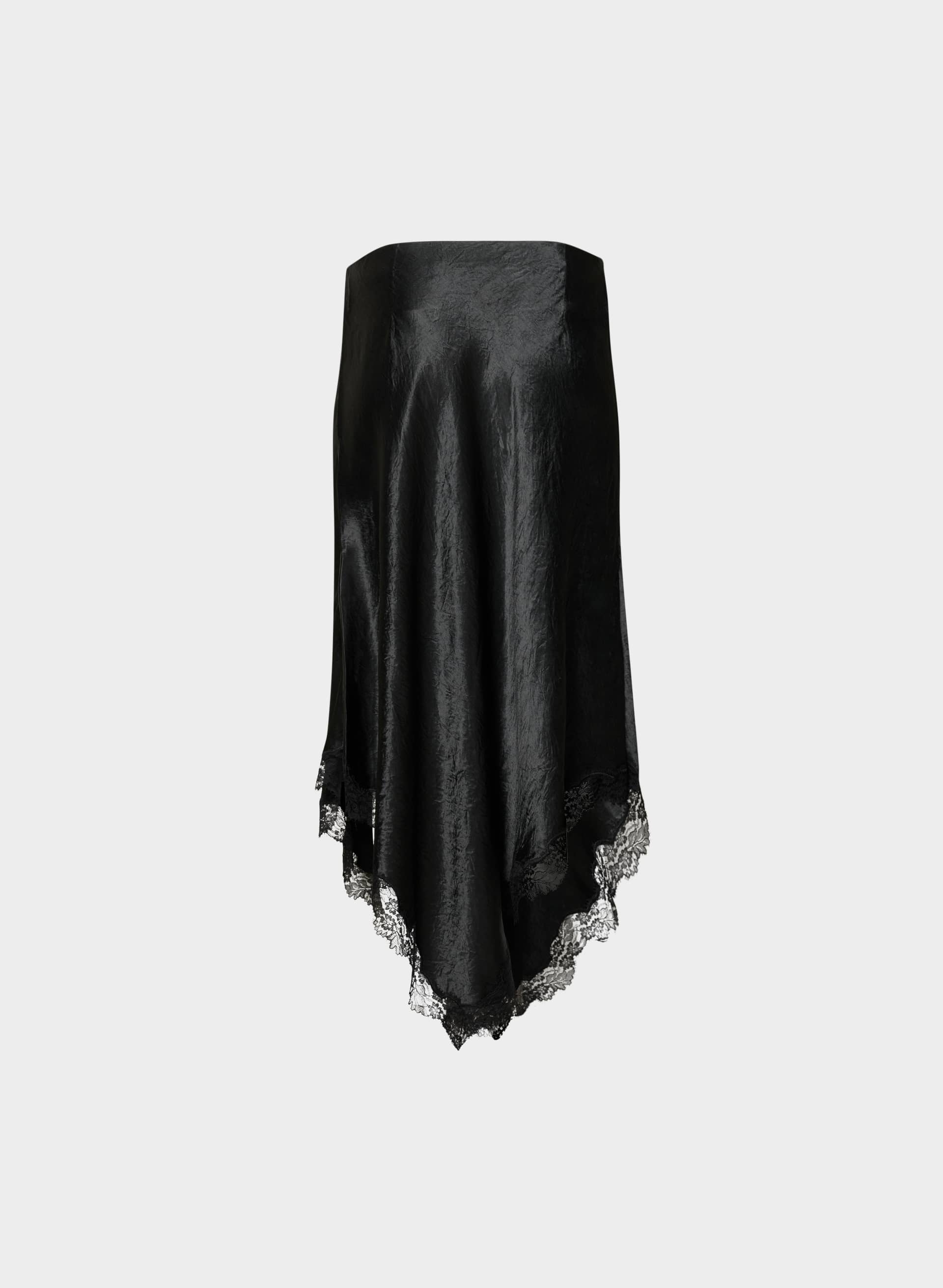 HEADLINE SATIN SKIRT | Aritzia