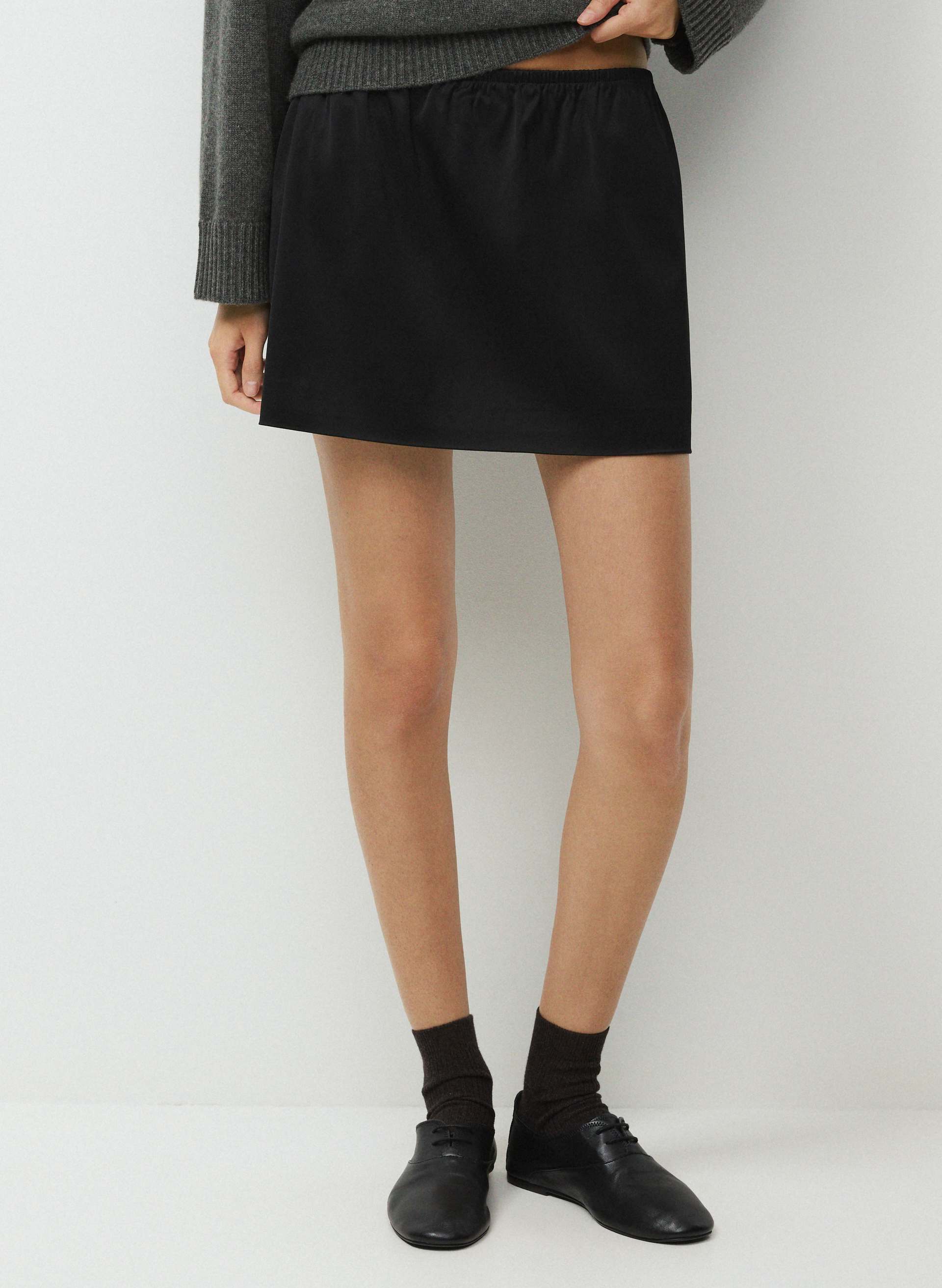 BELONGING SATIN SKIRT | Aritzia