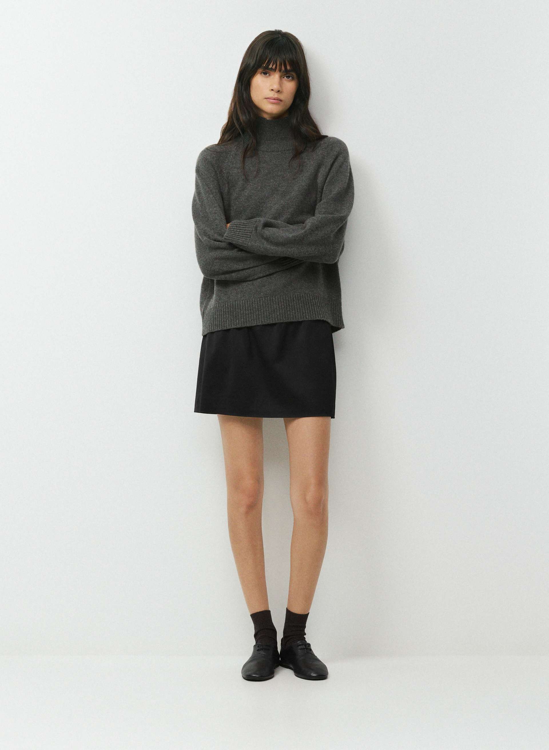 BELONGING SATIN SKIRT | Aritzia