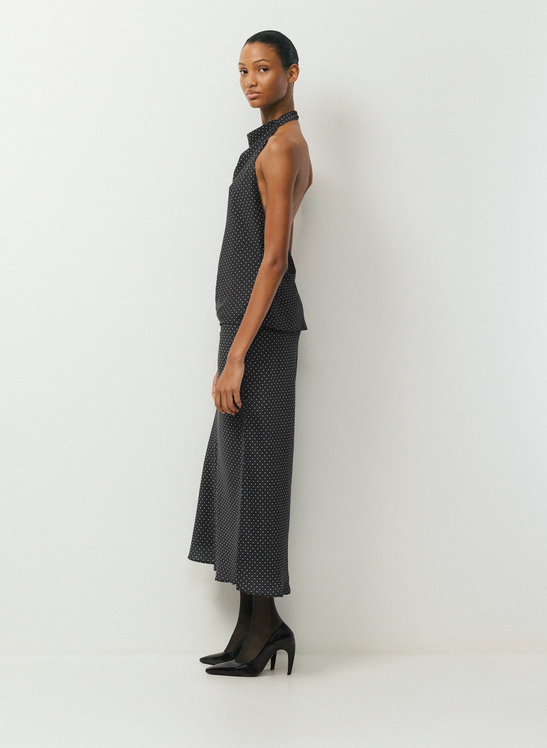 SLIP SATIN MAXI SKIRT | Aritzia