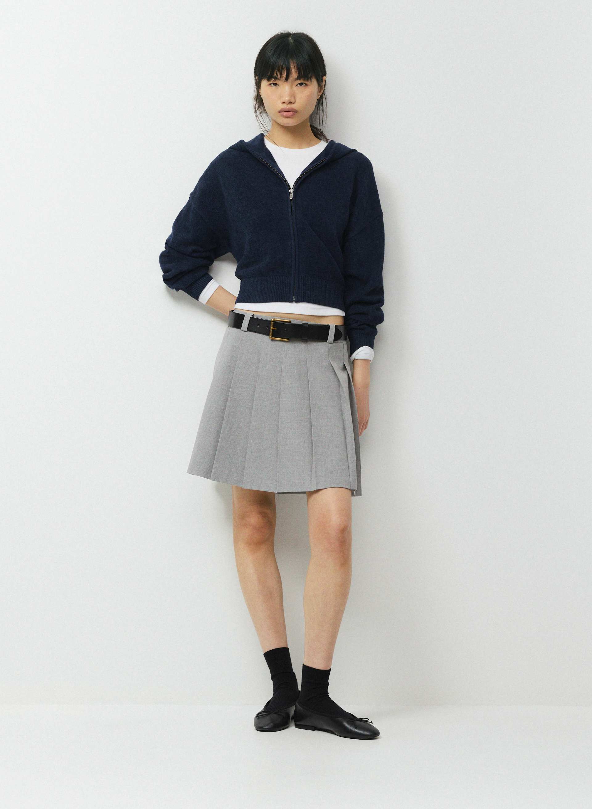 OLIVE MIDI SKIRT | Aritzia