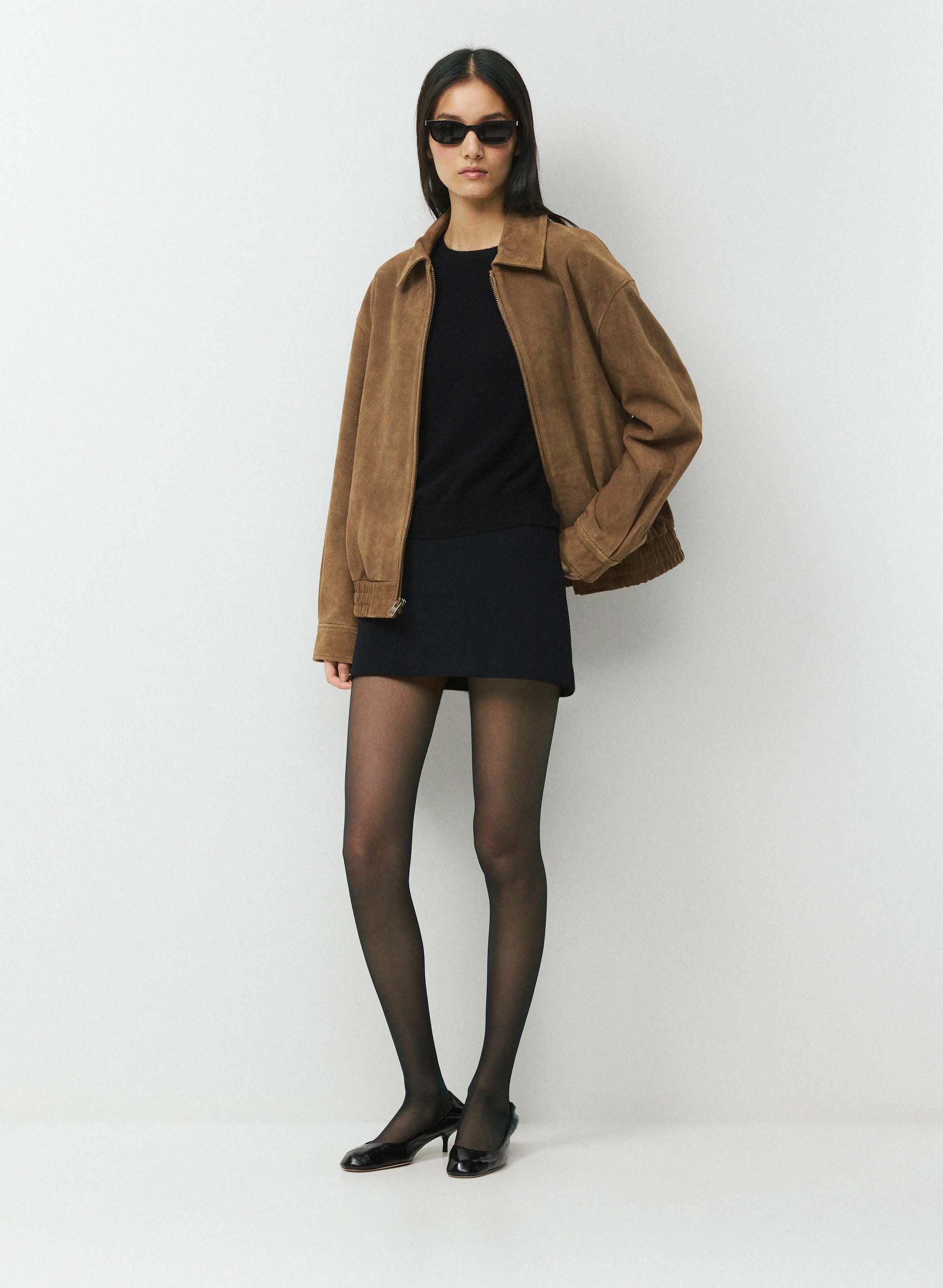 SIGNATURE SKIRT - CREPETTE™ - Japanese crepe super low-rise micro skirt. 