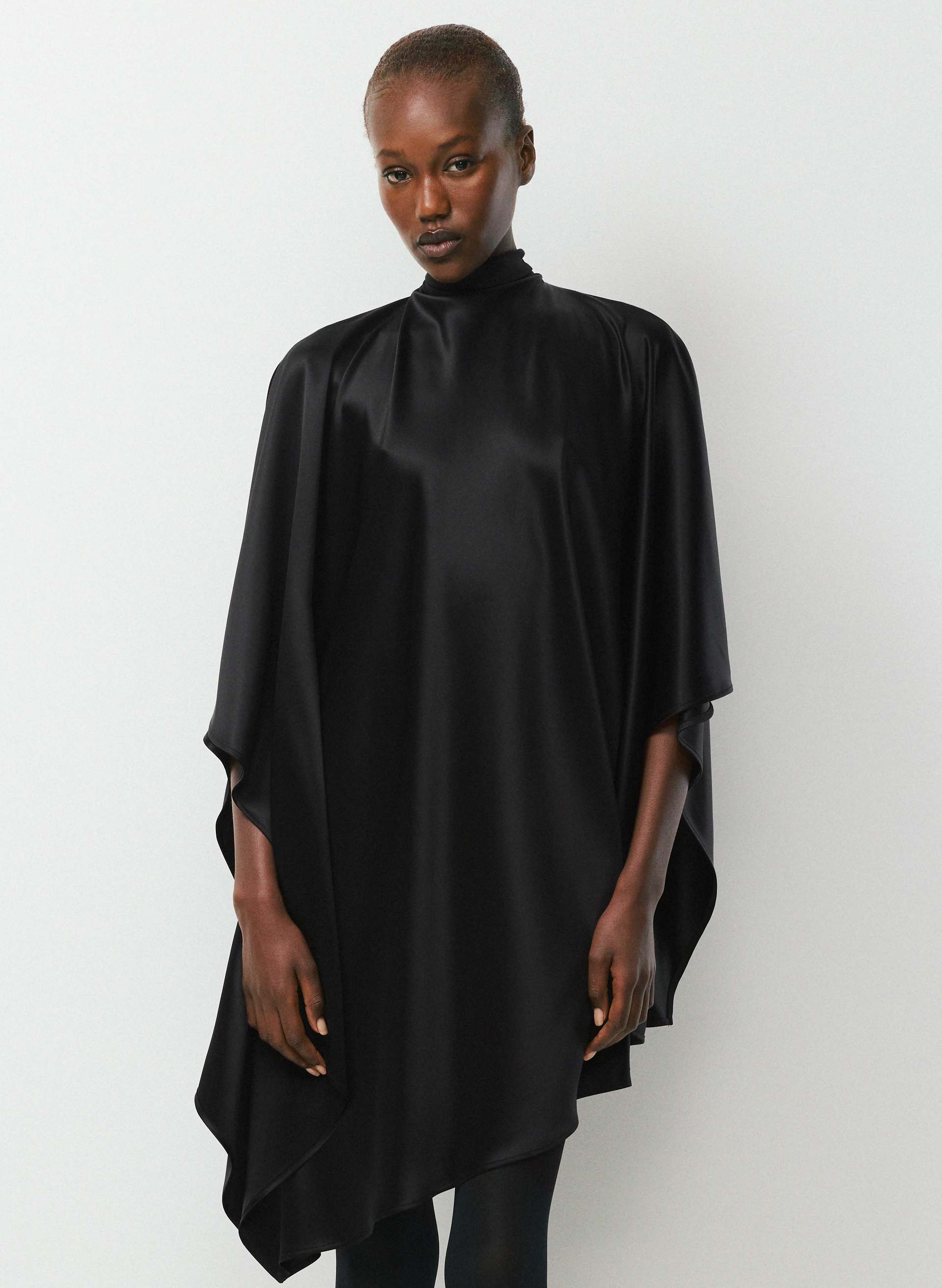 FAN SATIN DRESS | Aritzia