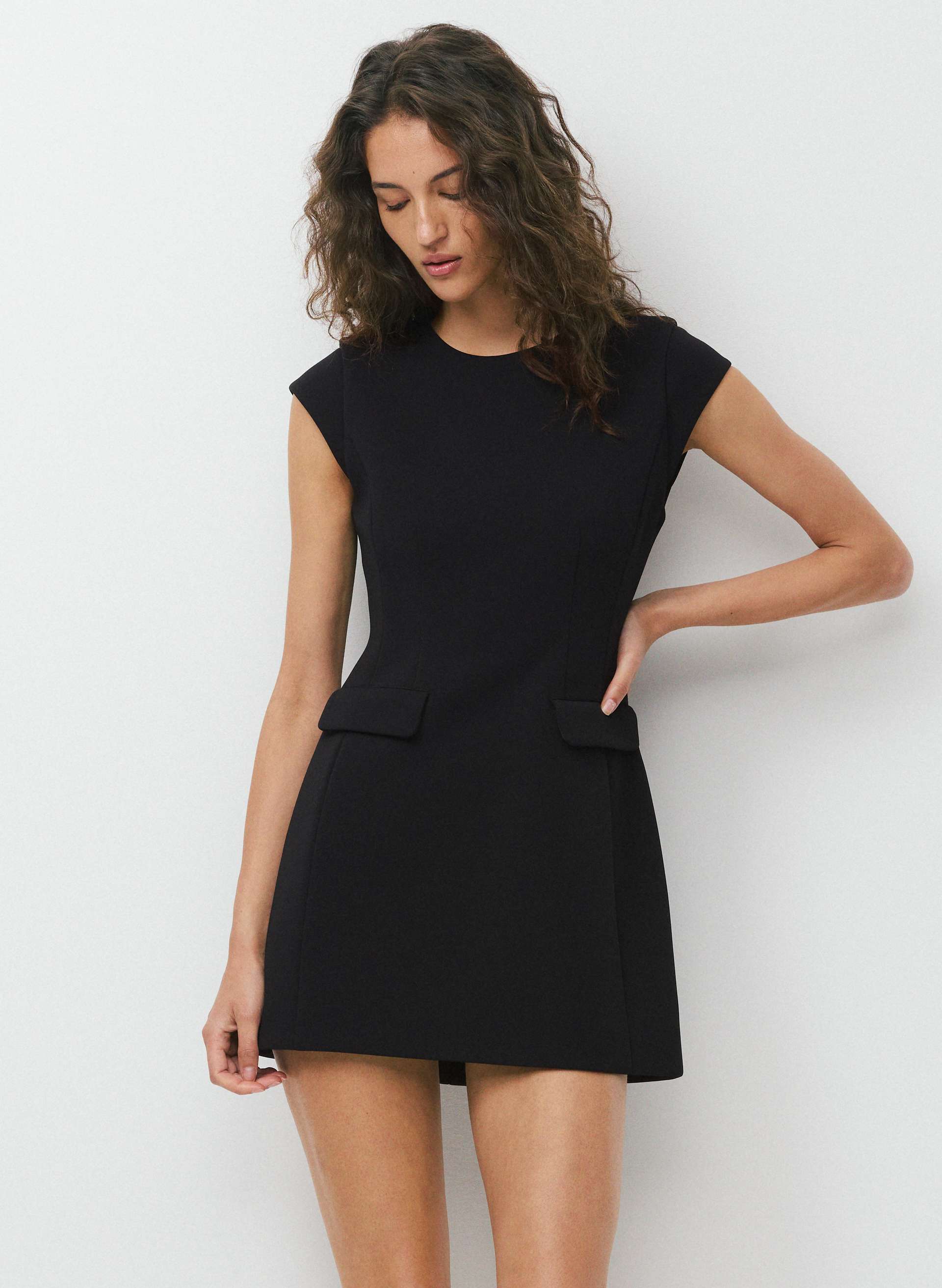black business professional dress Mokayee Dresses for Women Funeral Summer Short Sleeve V Neck Empire Waist A Line Swing Cocktail Sunday Church Teacher Casual Work with Pockets S at Amazon Women's Clothing Whether for office wear or an upscale event business professional black dress acelyn