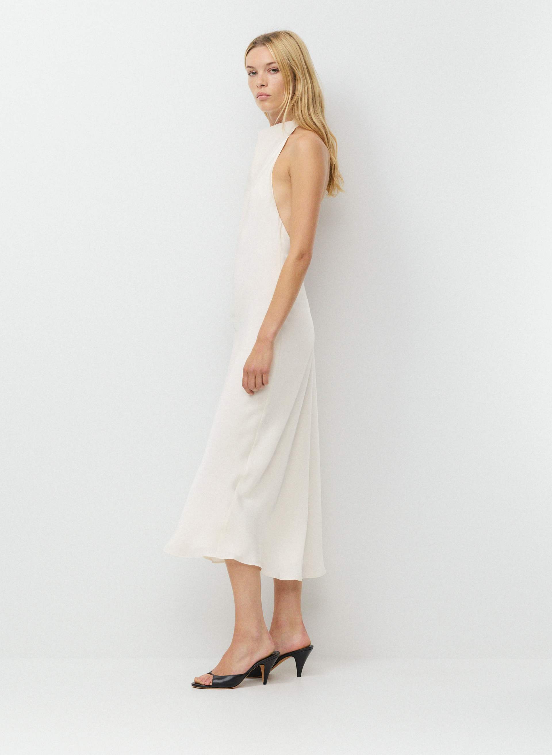 aritzia white dress Amazon's Summer Fashion Drops Look Like  Under $30 layer fabric for a supportive Technique Poplin Dress | Aritzia