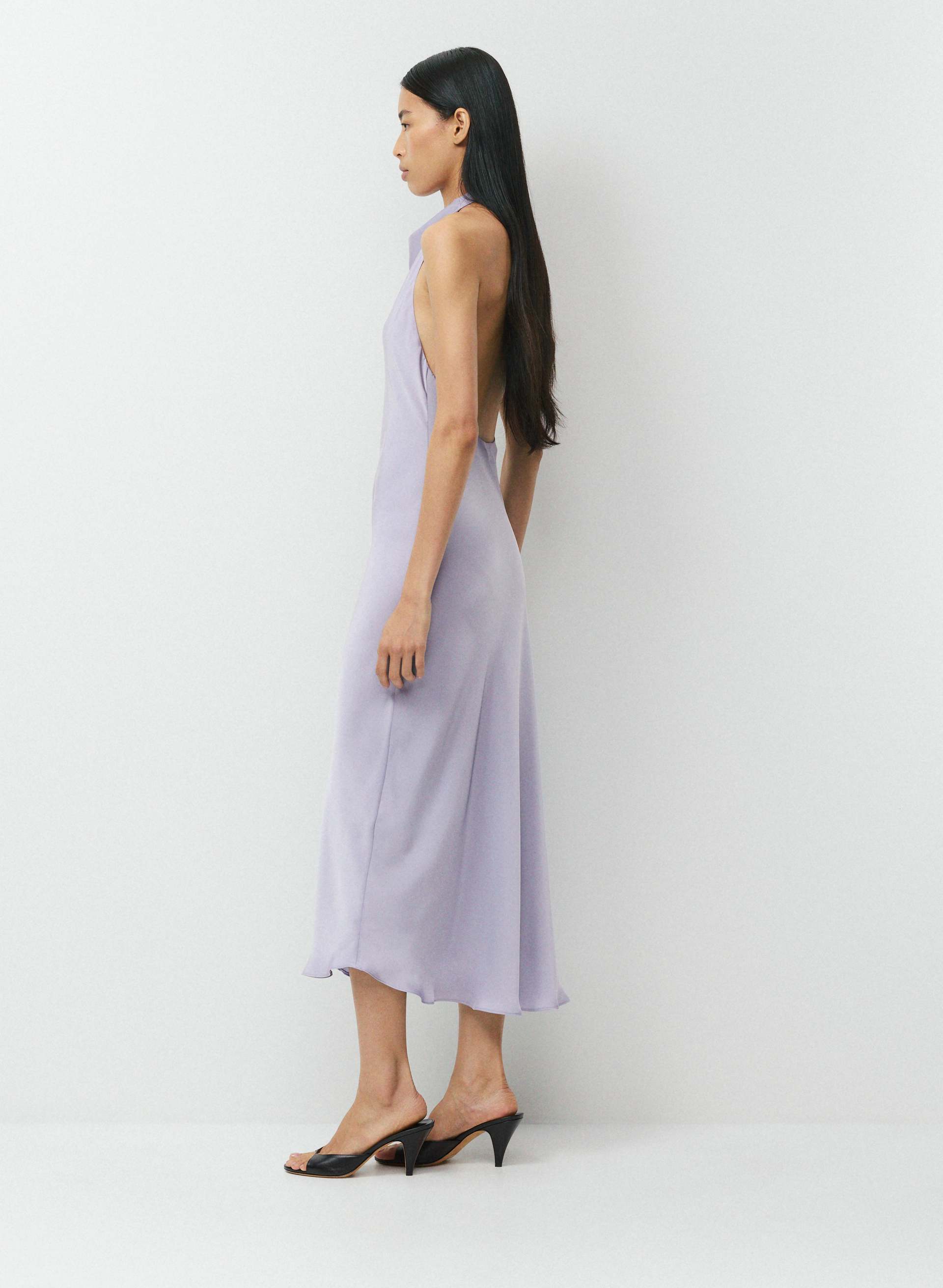 ROBE AUDIENCE MAXI BAIN-DE-SOLEIL EN SATIN | Aritzia
