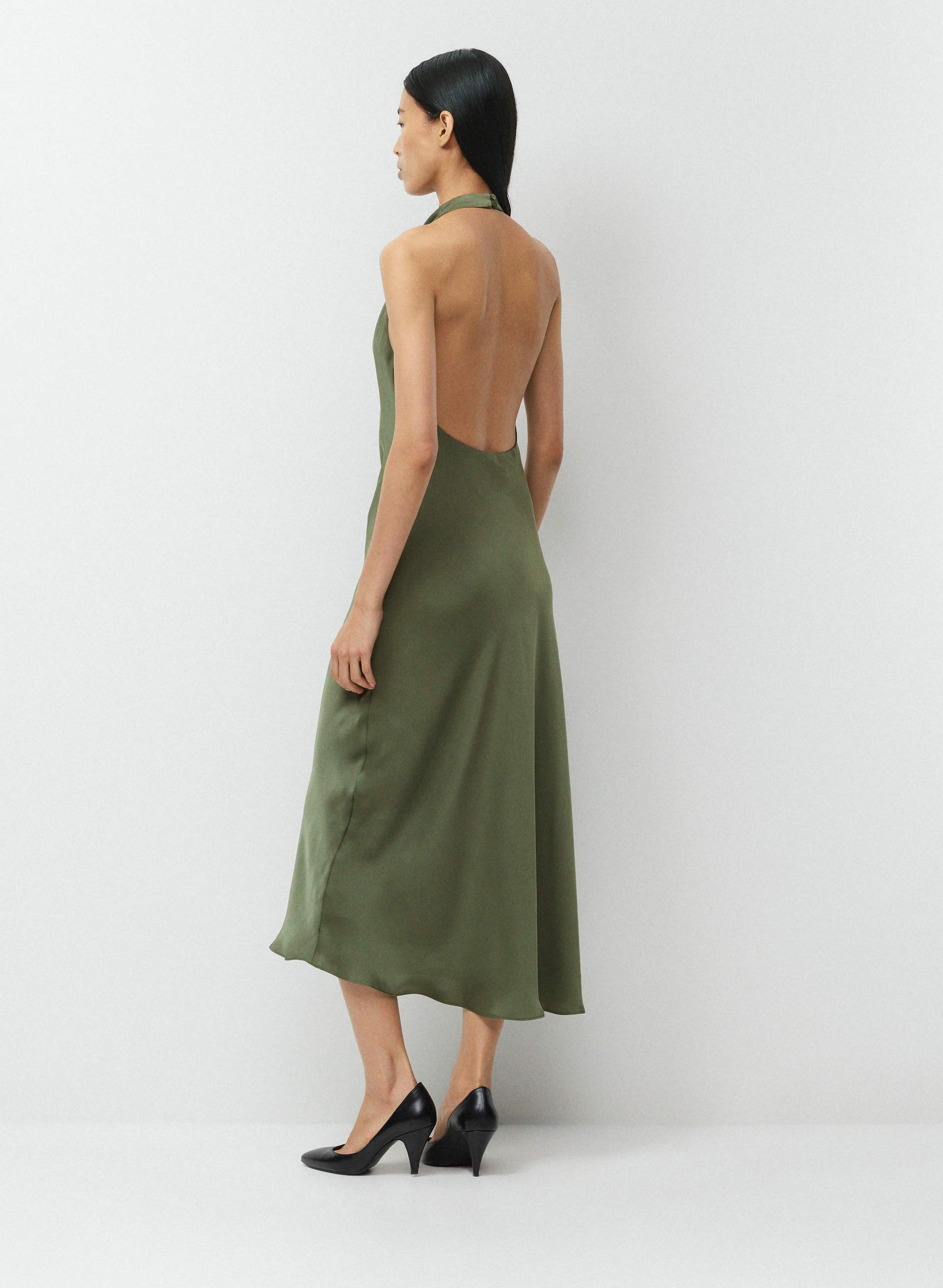 Green Satin Dresses