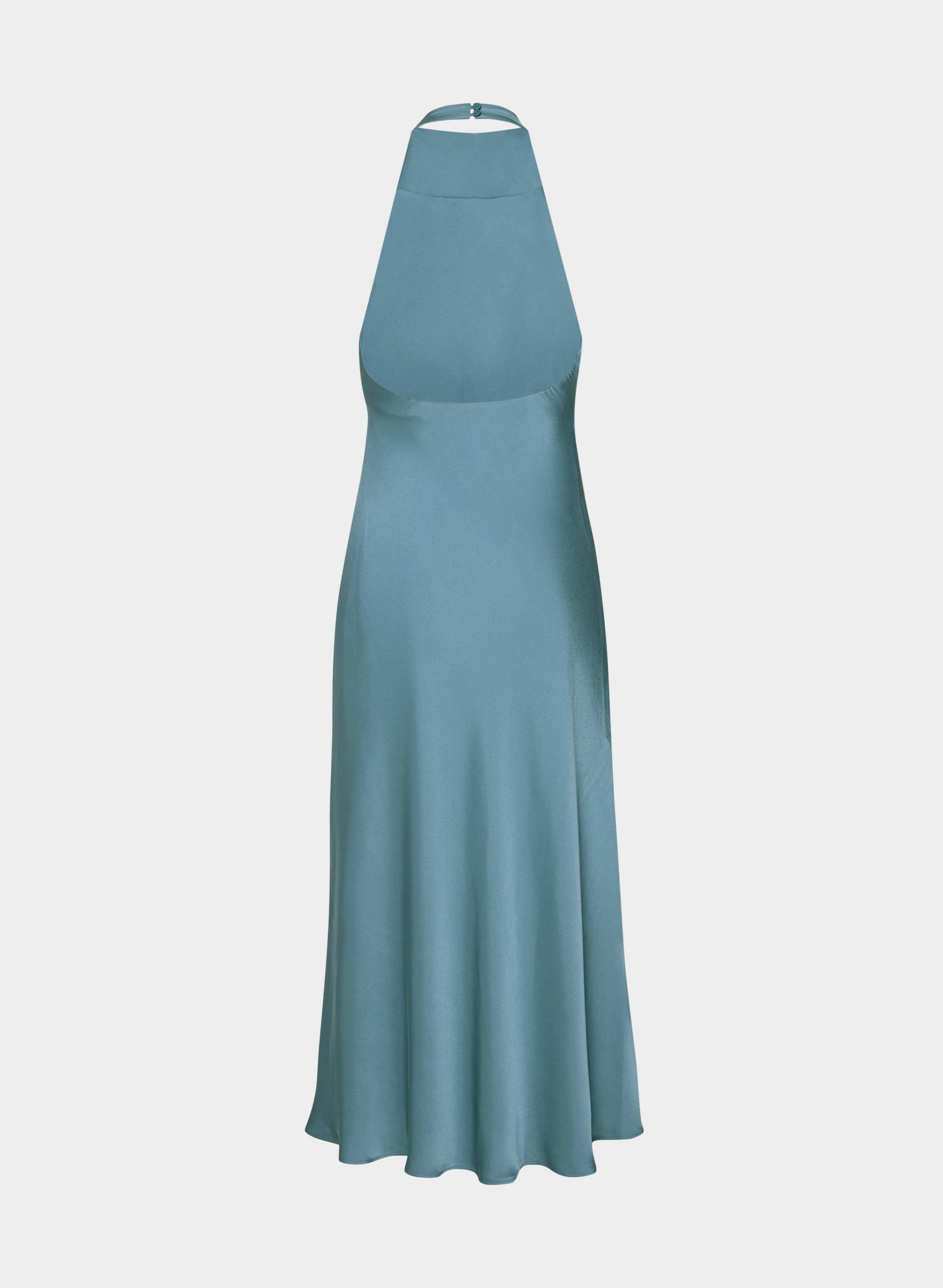 AUDIENCE SATIN MAXI HALTER DRESS | Aritzia