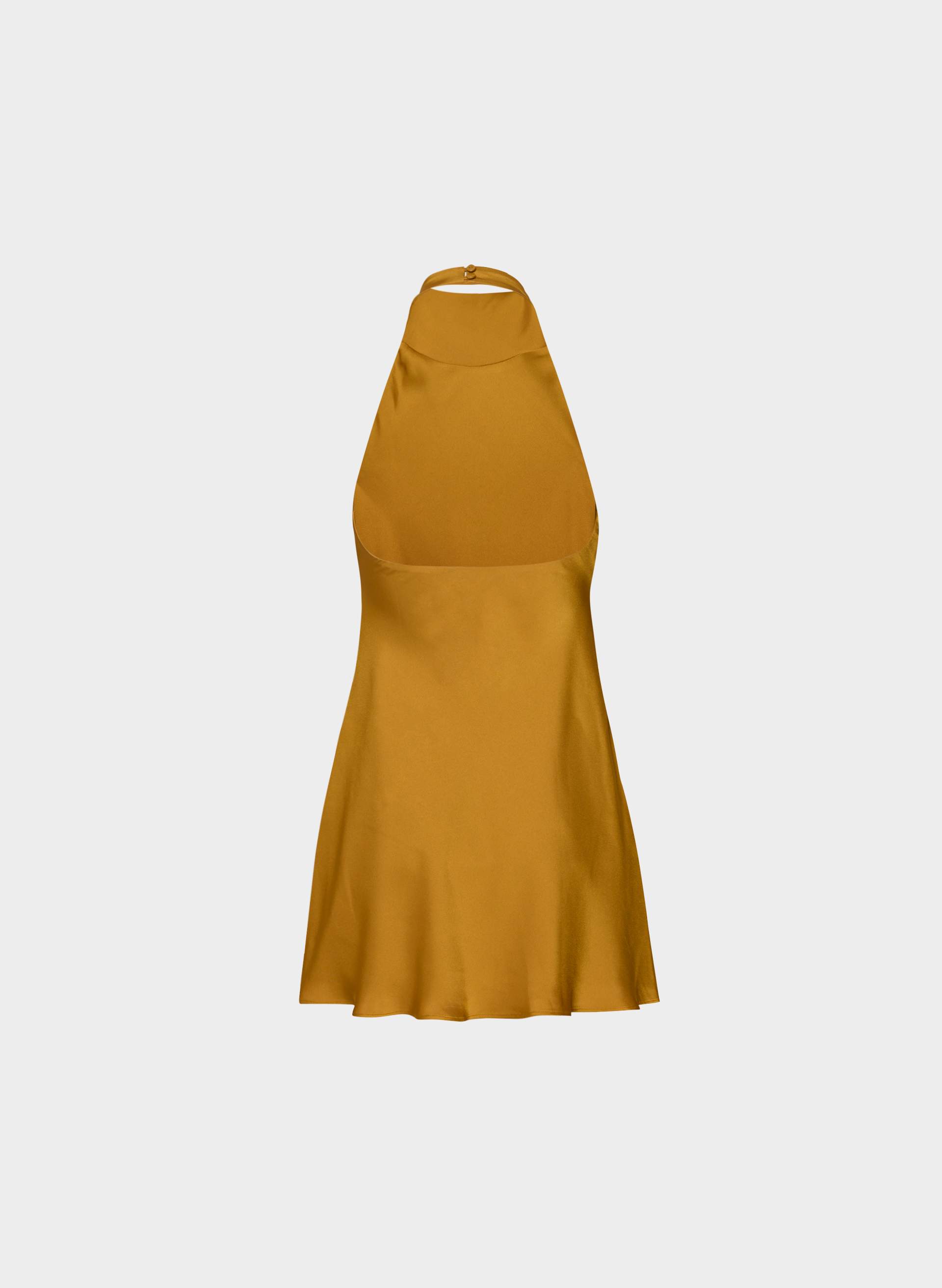 satin halter dress short Audience Mini 17.5 35/36