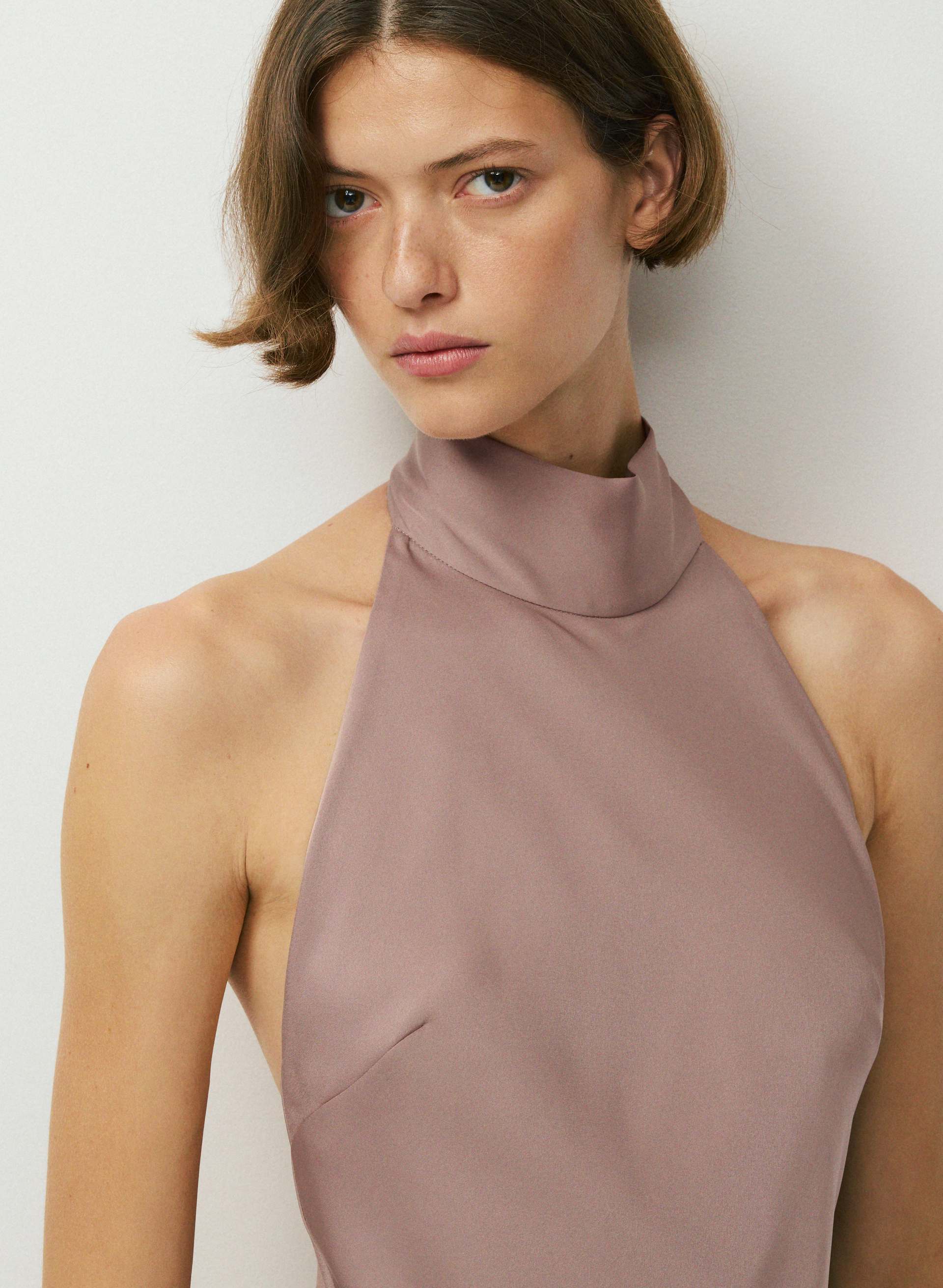ROBE TIDAL BAIN-DE-SOLEIL EN SATIN | Aritzia