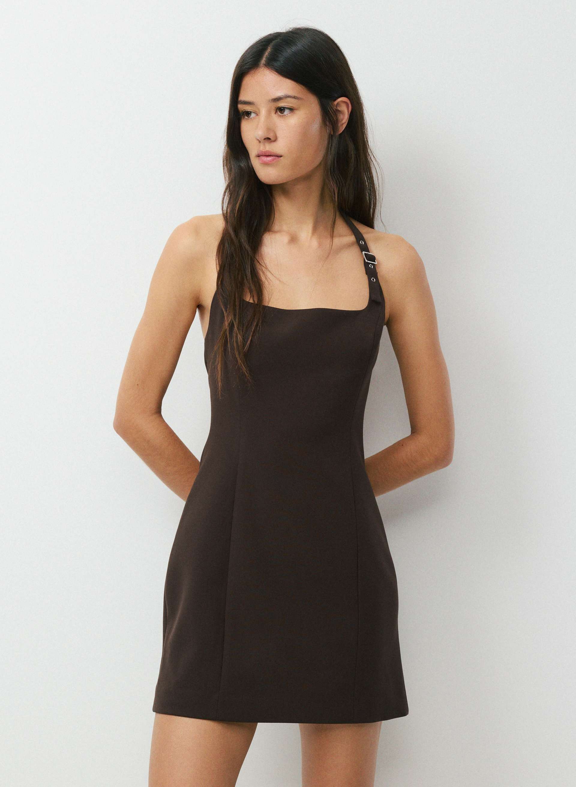 BROOKLYN HALTER DRESS | Aritzia