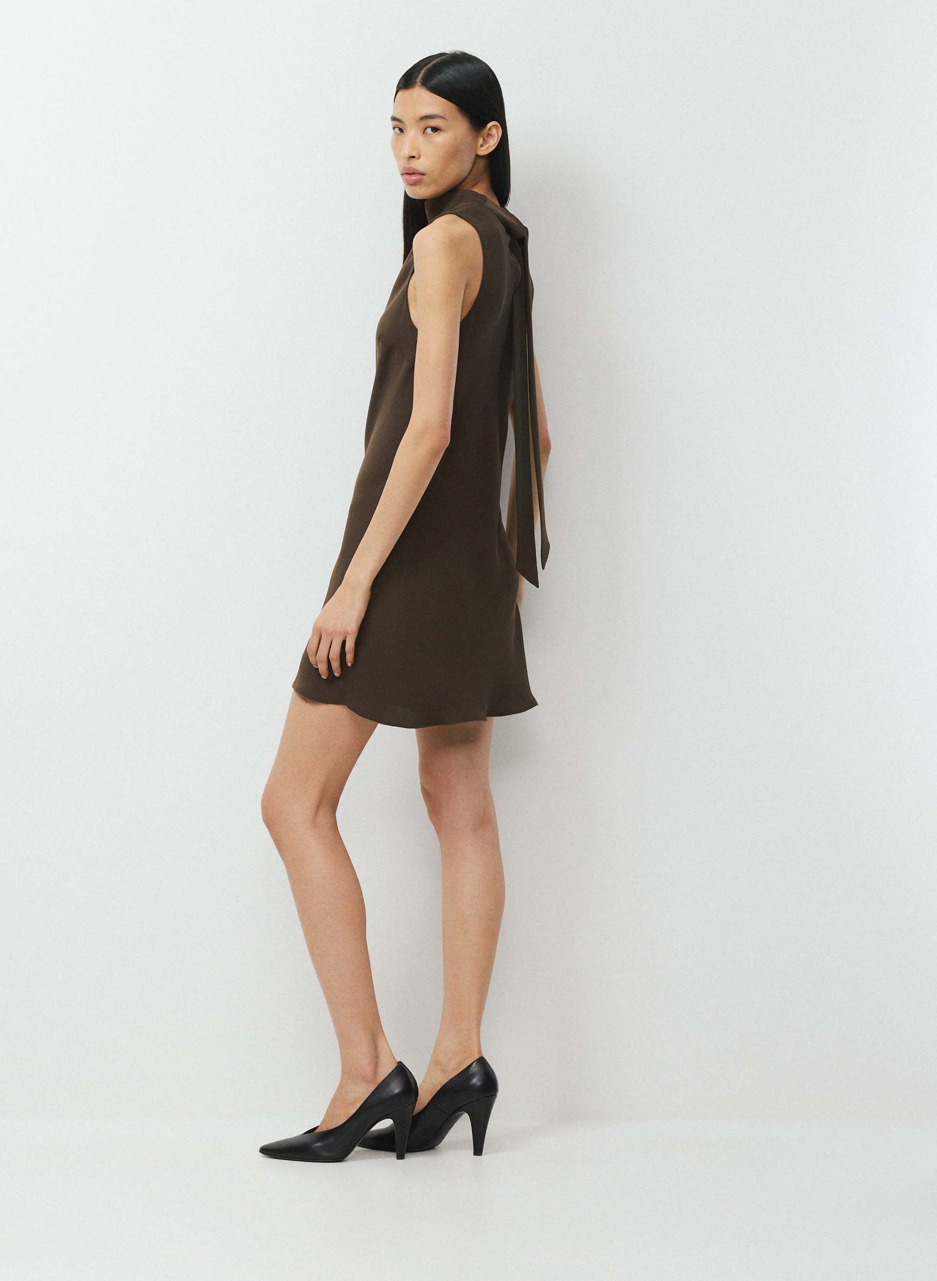 black tinsley mini dress Eyelet Givenchy Black Pleated Asymmetrical Size:US size 26W 24.0 Hips